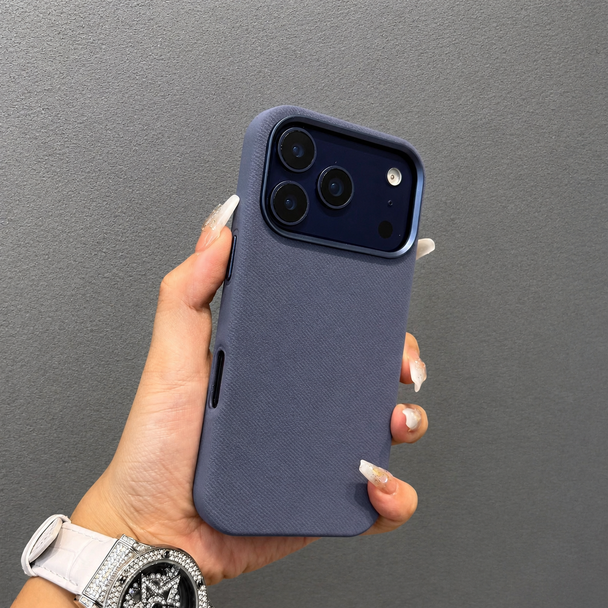 Premium iPhone Case MagSafe Compatible Camera Lens Protection Shockproof Cover Fiber Leather Magnetic Wireless Charging Anti Fingerprint Slim Design
