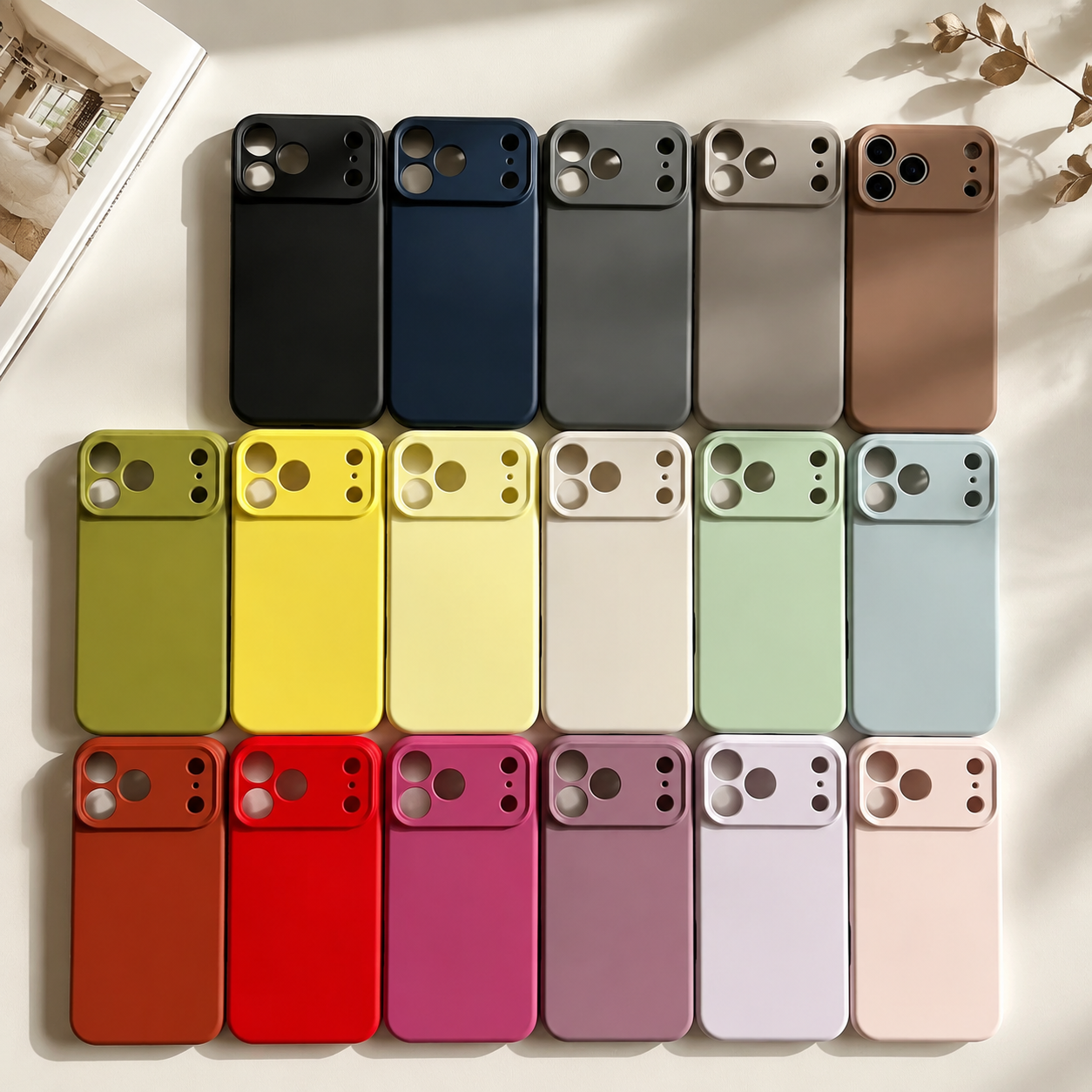Premium iPhone Case MagSafe Compatible Camera Lens Protection Shockproof Cover Liquid Silicone TPU Magnetic Wireless Charging Anti Fingerprint Design