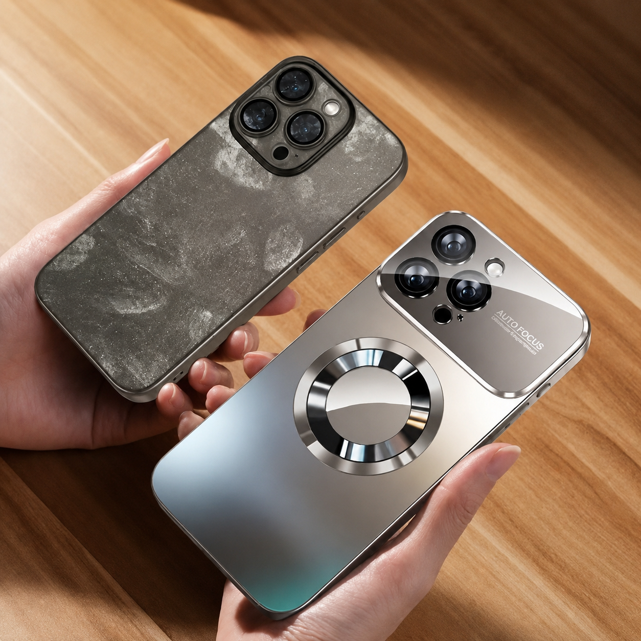Premium iPhone Case MagSafe Compatible Camera Lens Protection Shockproof Cover Magnetic Wireless Charging Anti Fingerprint Non Slip PC TPU Design