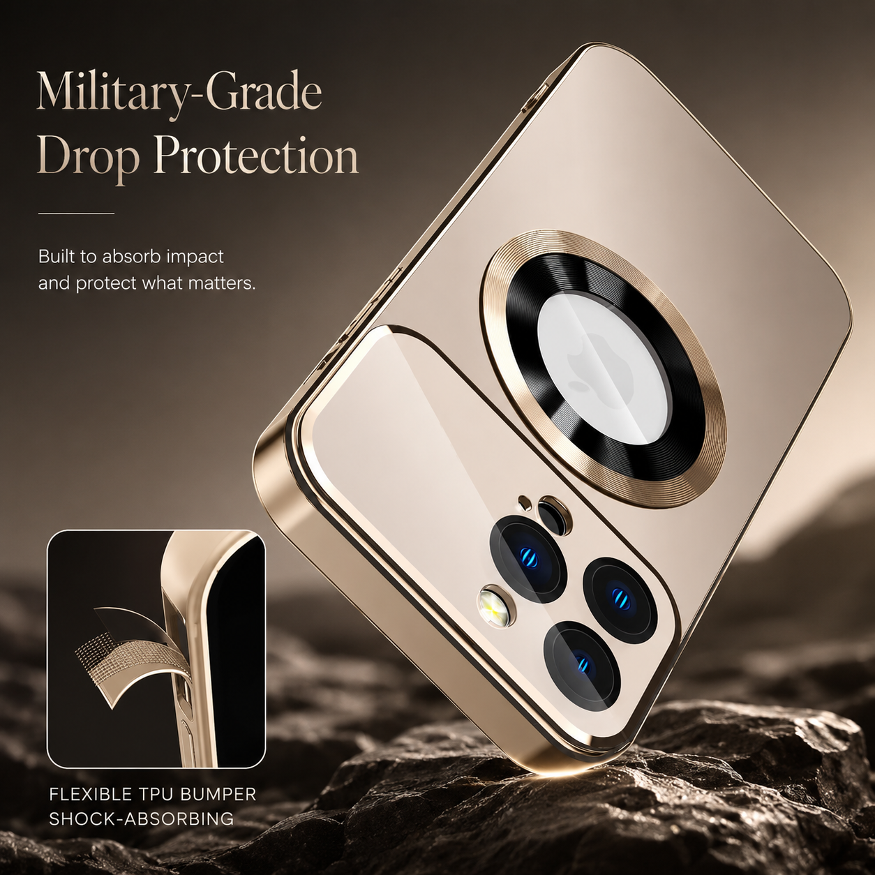 Premium iPhone Case MagSafe Compatible Camera Lens Protection Shockproof Cover Magnetic Wireless Charging Anti Fingerprint Non Slip PC TPU Design