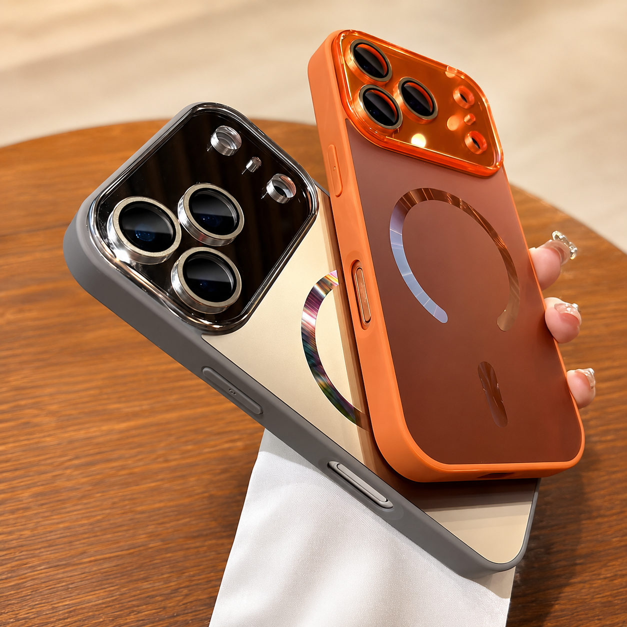 Premium iPhone Case MagSafe Compatible Camera Lens Protection Shockproof Cover Magnetic Wireless Charging Anti Scratch Lightweight Full Protection Design
