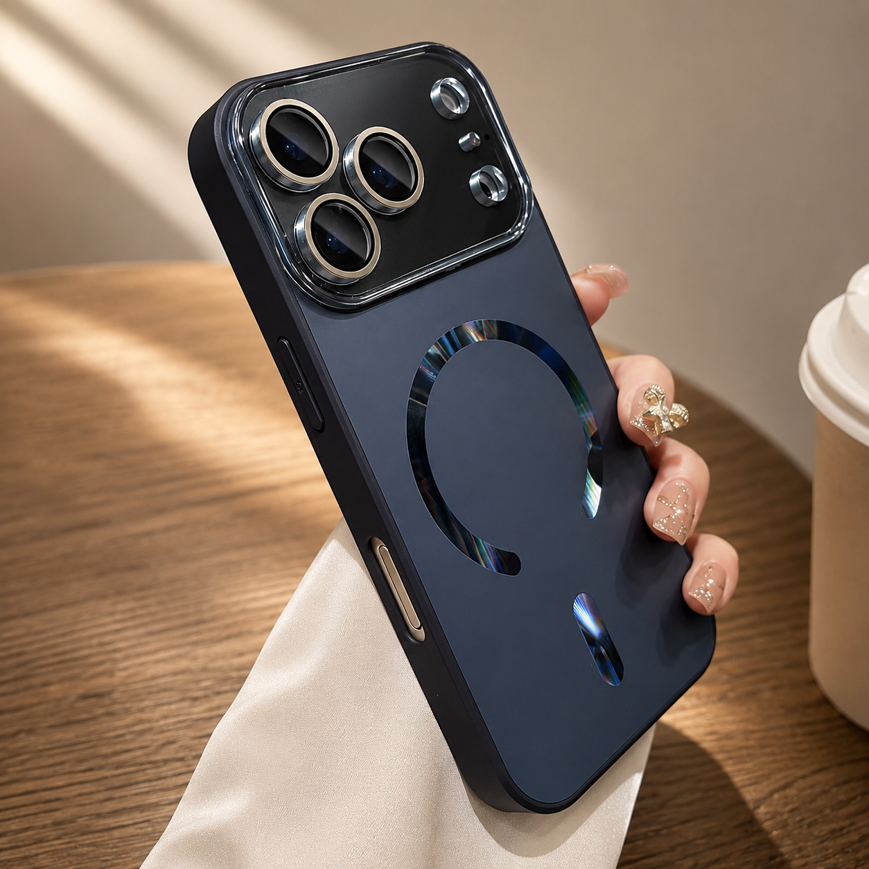 Premium iPhone Case MagSafe Compatible Camera Lens Protection Shockproof Cover Magnetic Wireless Charging Anti Scratch Lightweight Full Protection Design