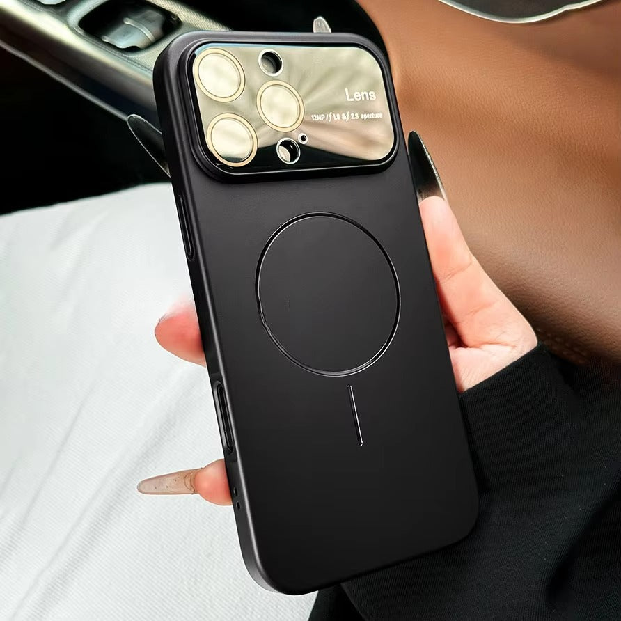 Premium iPhone Case MagSafe Compatible Camera Lens Protection Shockproof Cover Matte Magnetic PC Design Anti Fingerprint Dustproof Non Slip Protection