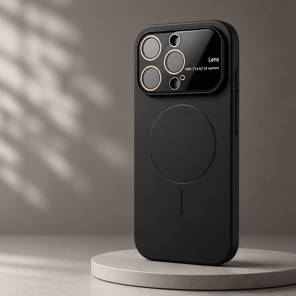 Premium iPhone Case MagSafe Compatible Camera Lens Protection Shockproof Cover Matte Magnetic PC Design Anti Fingerprint Dustproof Non Slip Protection