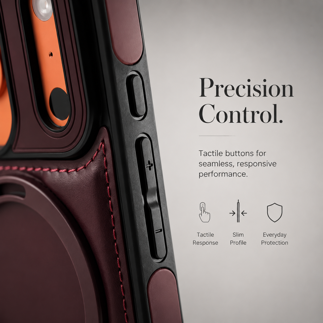 Premium iPhone Case MagSafe Compatible Camera Lens Protection Shockproof Cover Retro Leather Magnetic Wireless Charging Invisible Kickstand Design