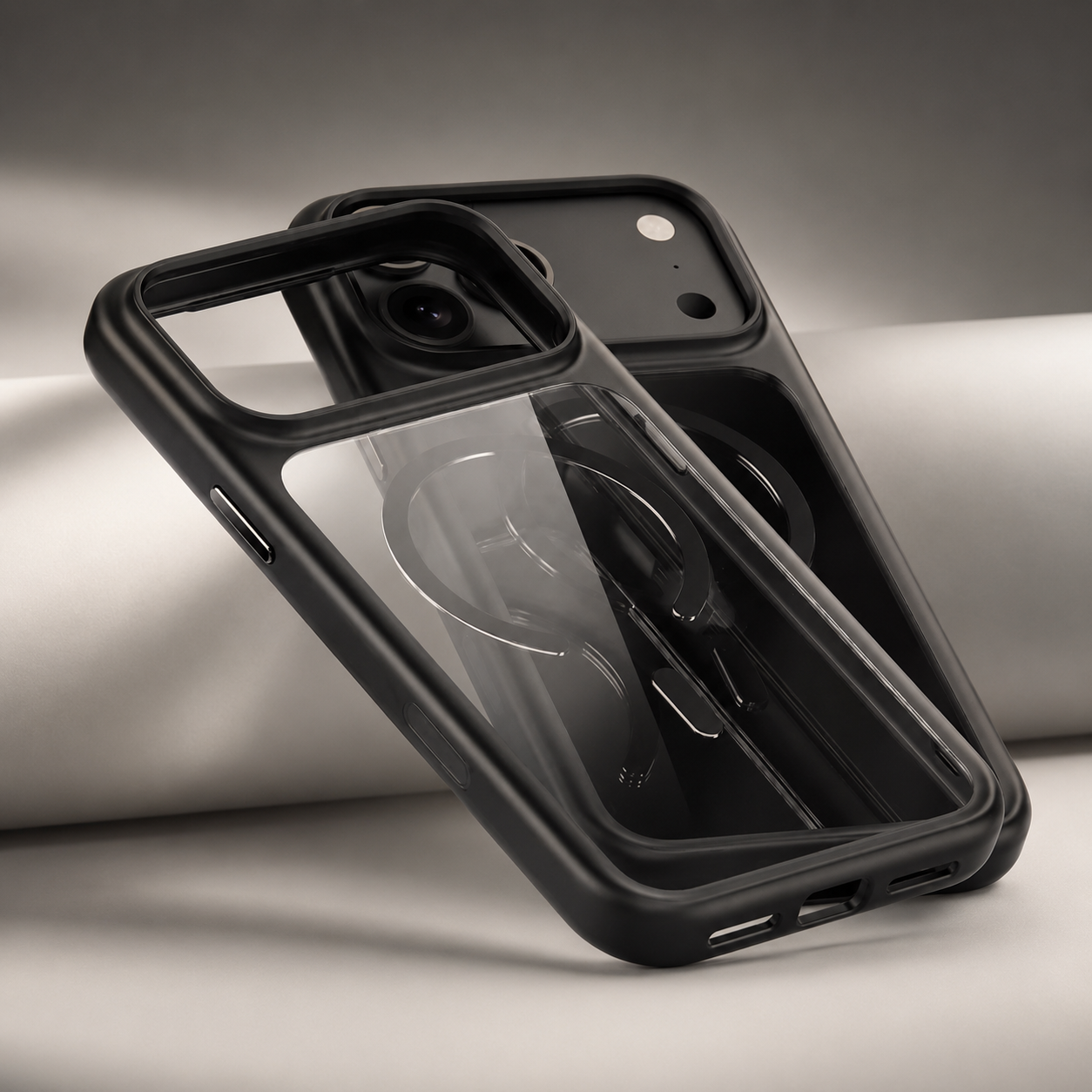 Premium iPhone Case MagSafe Compatible Camera Lens Protection Shockproof Cover TPU PC Magnetic Wireless Charging Anti Fingerprint Matte Design