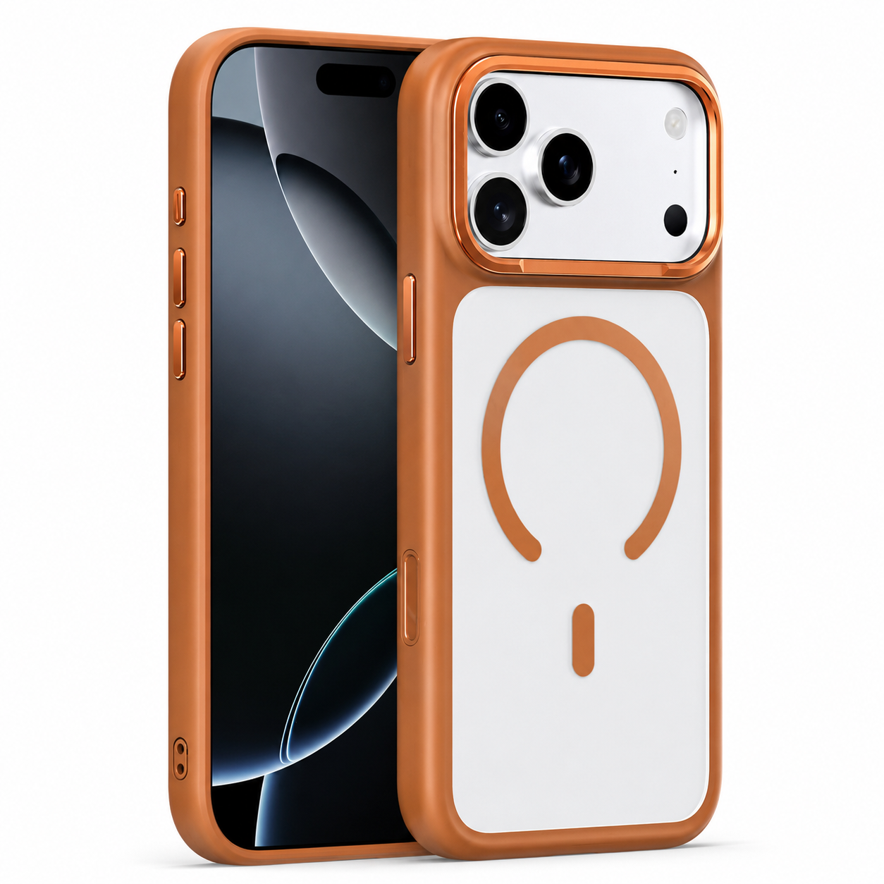 Premium iPhone Case MagSafe Compatible Camera Lens Protection Shockproof Cover TPU PC Magnetic Wireless Charging Anti Fingerprint Matte Design