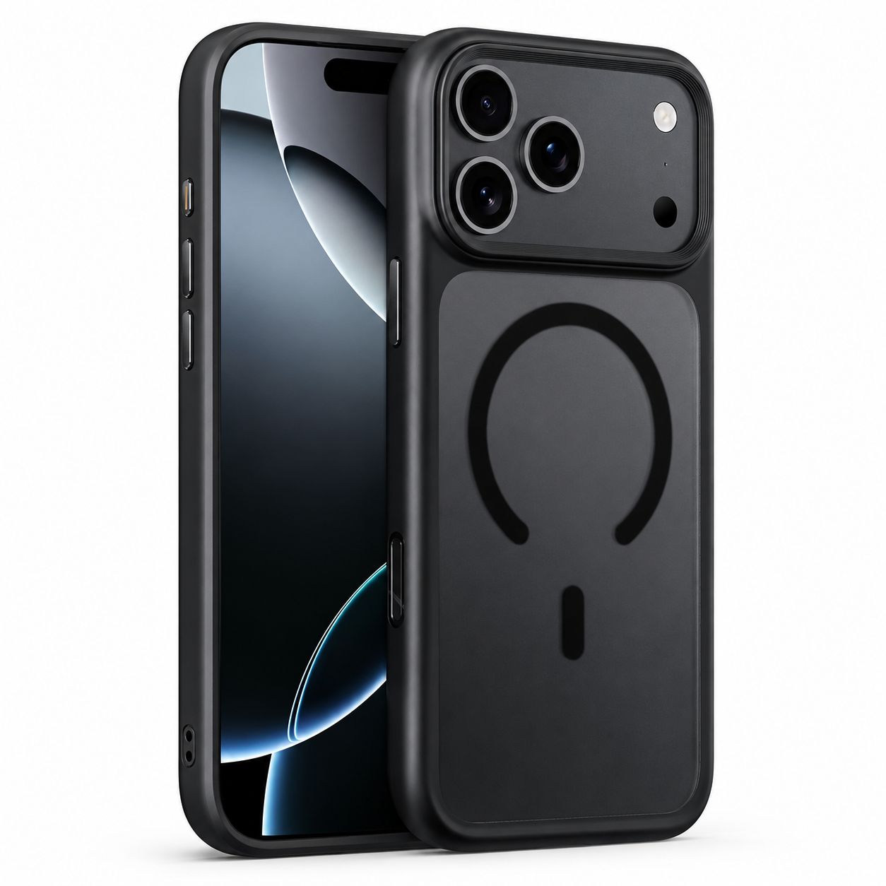 Premium iPhone Case MagSafe Compatible Camera Lens Protection Shockproof Cover TPU PC Magnetic Wireless Charging Anti Fingerprint Matte Design