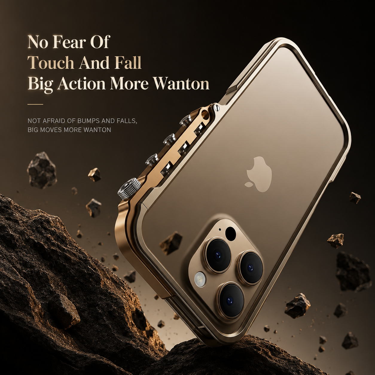 Premium iPhone Case MagSafe Compatible Camera Lens Protection Shockproof Protective Cover Aluminum Alloy Frame Magnetic Wireless Charging Non Slip Design