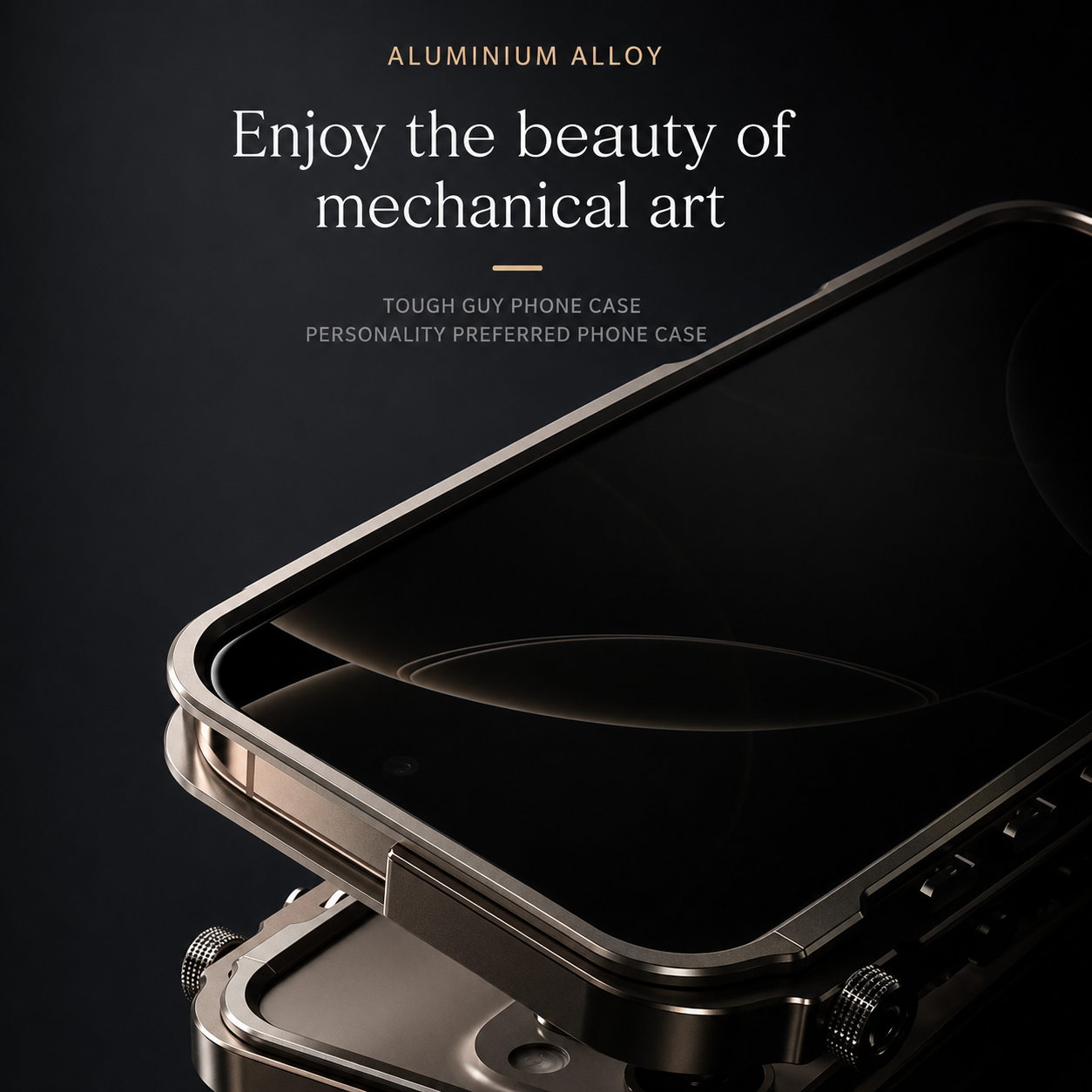 Premium iPhone Case MagSafe Compatible Camera Lens Protection Shockproof Protective Cover Aluminum Alloy Frame Magnetic Wireless Charging Non Slip Design