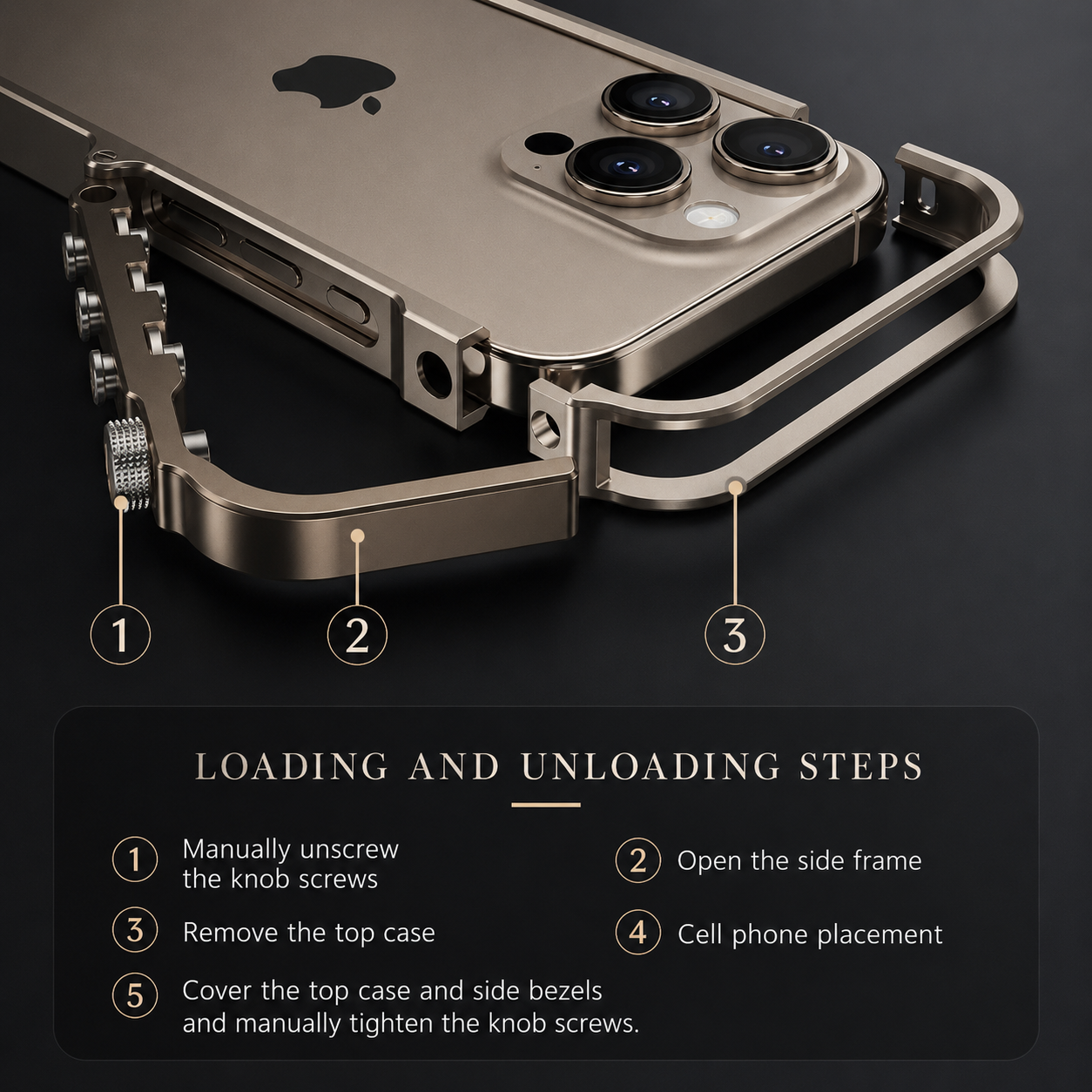 Premium iPhone Case MagSafe Compatible Camera Lens Protection Shockproof Protective Cover Aluminum Alloy Frame Magnetic Wireless Charging Non Slip Design