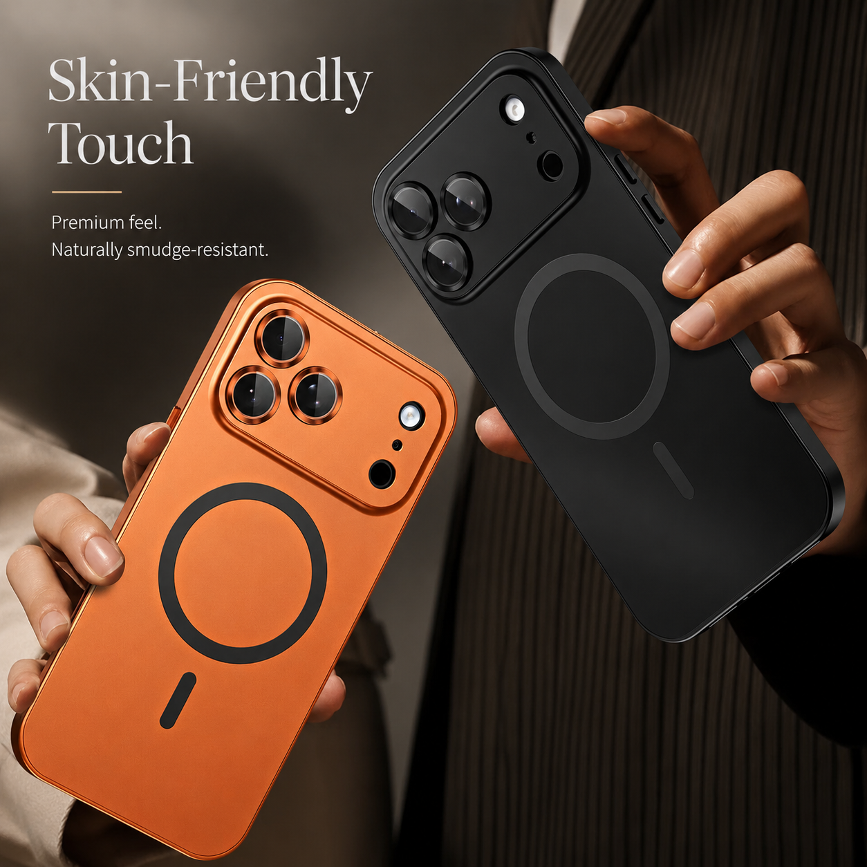 Premium iPhone Case MagSafe Compatible Camera Lens Protection Shockproof Protective Cover Aluminum Metal Frame Magnetic Wireless Charging Hard Back Design