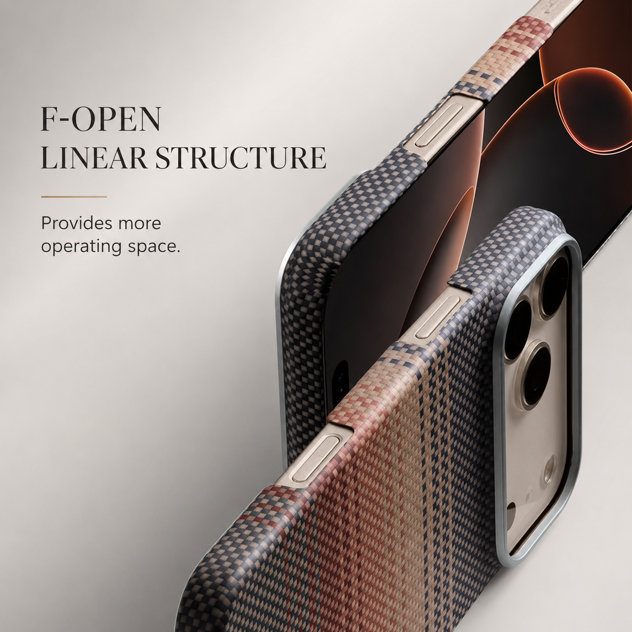 Premium iPhone Case MagSafe Compatible Camera Lens Protection Shockproof Protective Cover Aramid Fiber Carbon Fiber Ultra Thin Full Coverage Design