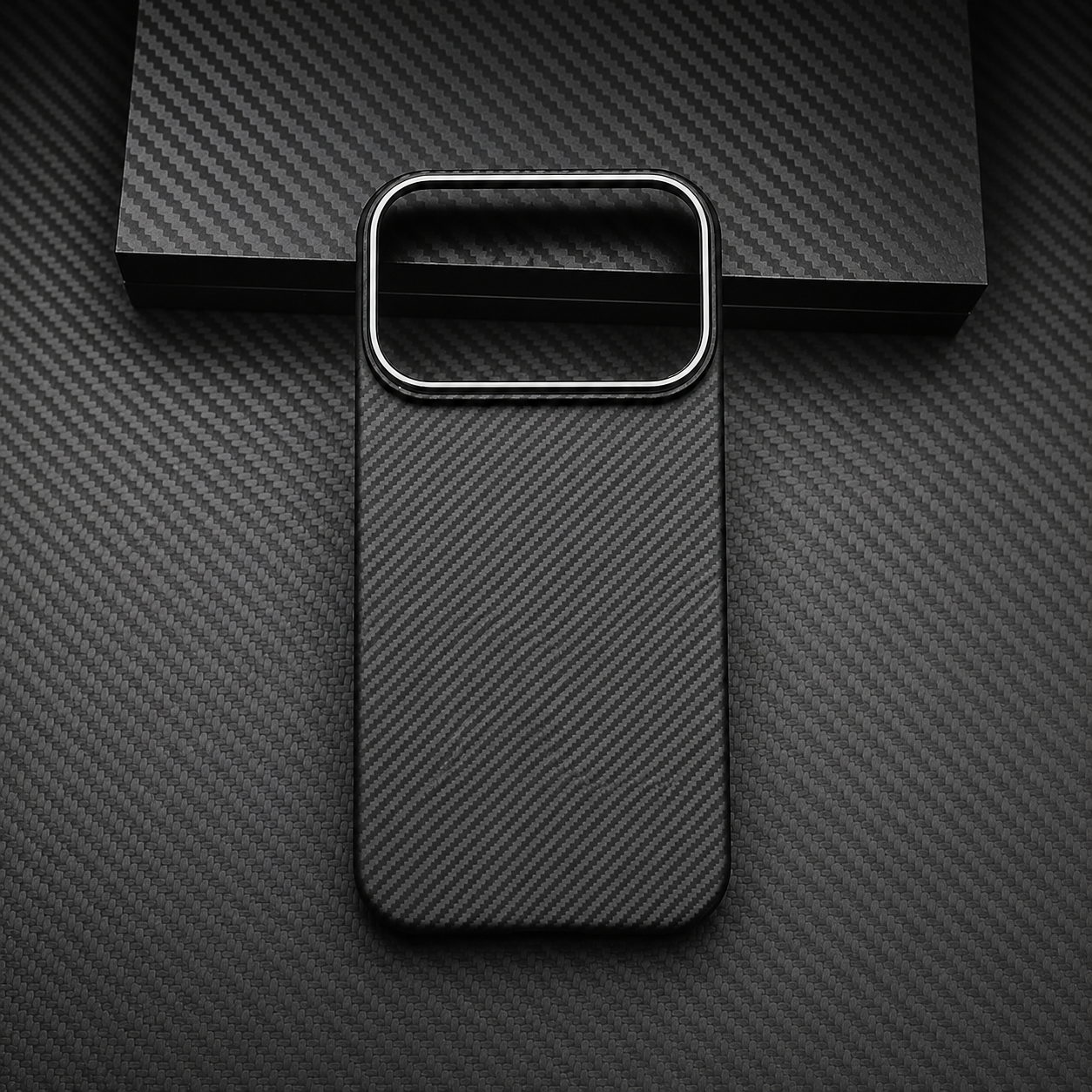 Premium iPhone Case MagSafe Compatible Camera Lens Protection Shockproof Protective Cover Aramid Fiber Carbon Fiber Waterproof Full Coverage Design