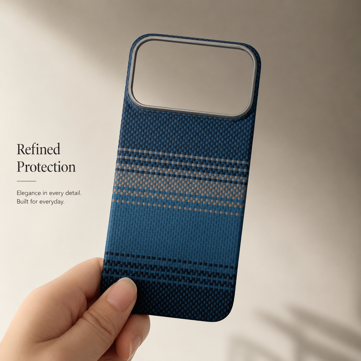 Premium iPhone Case MagSafe Compatible Camera Lens Protection Shockproof Protective Cover Aramid Fiber Carbon Fiber Waterproof Full Coverage Design