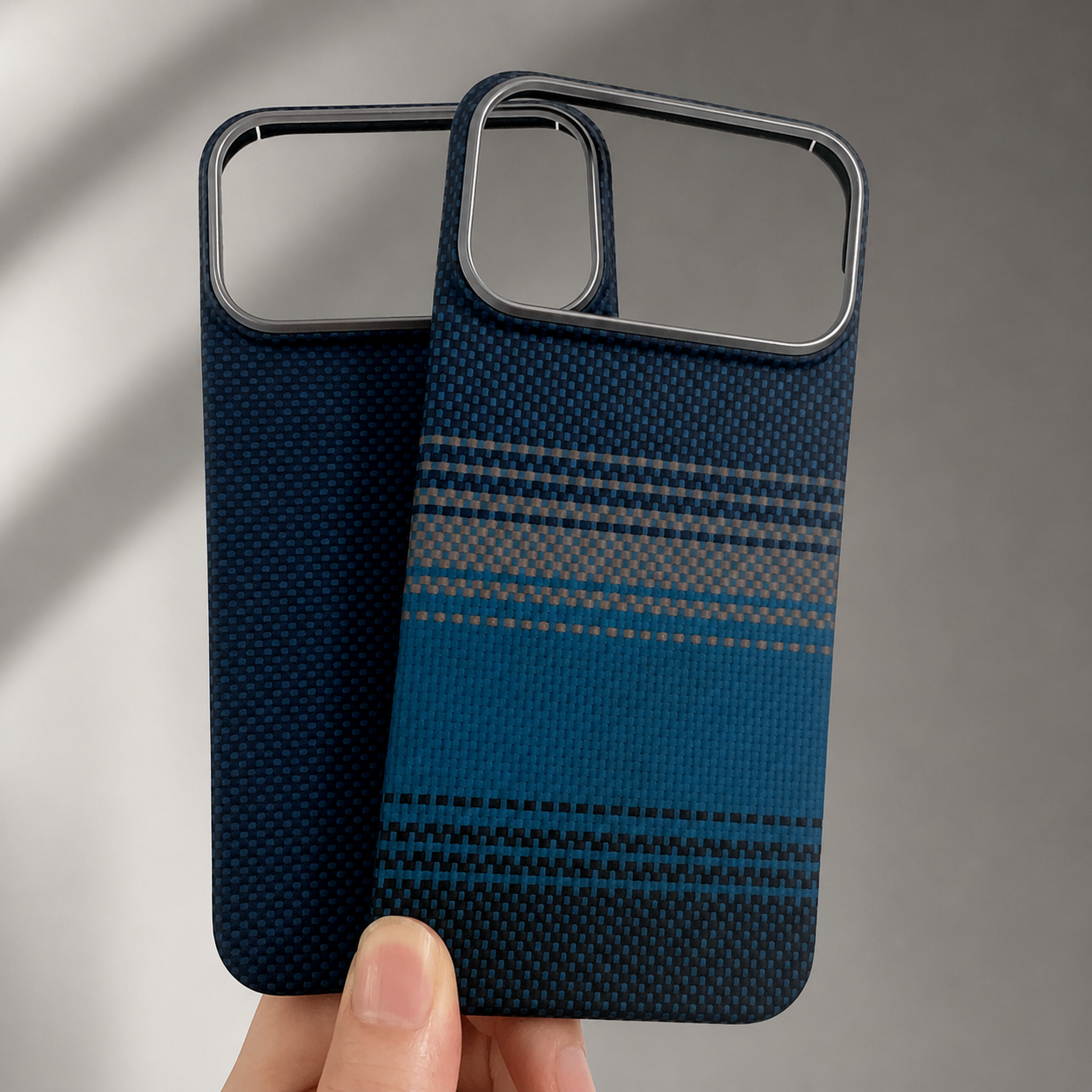 Premium iPhone Case MagSafe Compatible Camera Lens Protection Shockproof Protective Cover Aramid Fiber Carbon Fiber Waterproof Full Coverage Design