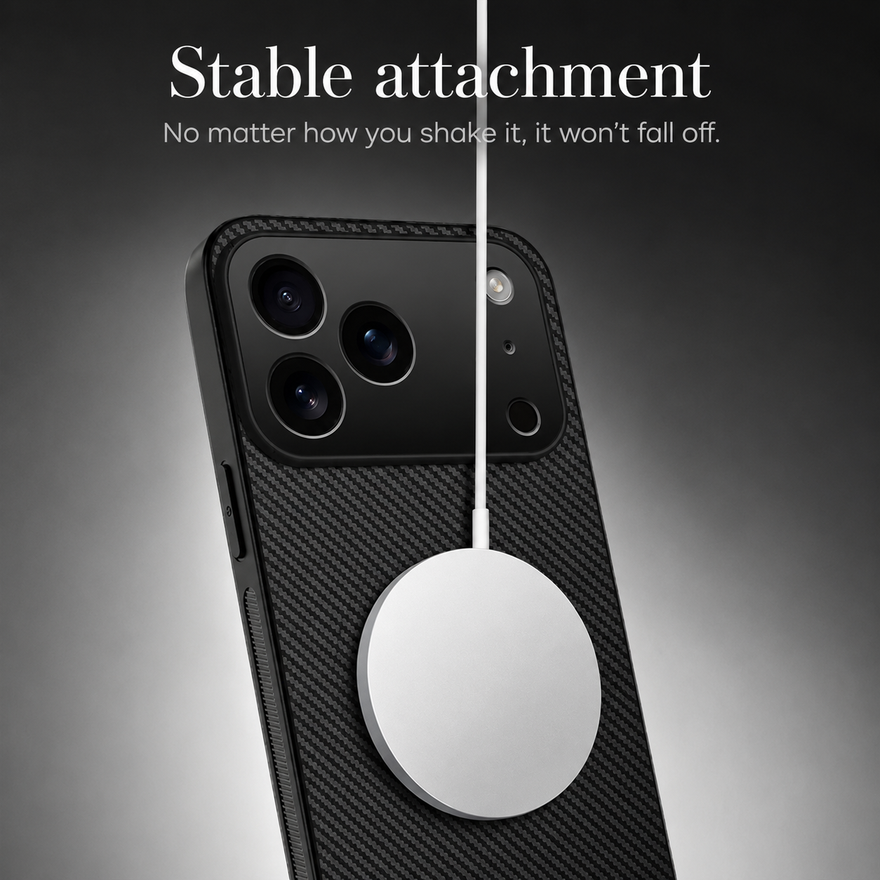Premium iPhone Case MagSafe Compatible Camera Lens Protection Shockproof Protective Cover Carbon Fiber Magnetic Ultra Thin Design