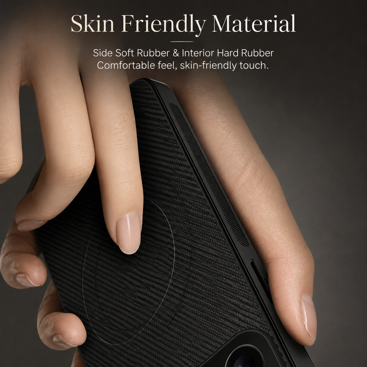 Premium iPhone Case MagSafe Compatible Camera Lens Protection Shockproof Protective Cover Carbon Fiber Magnetic Ultra Thin Design