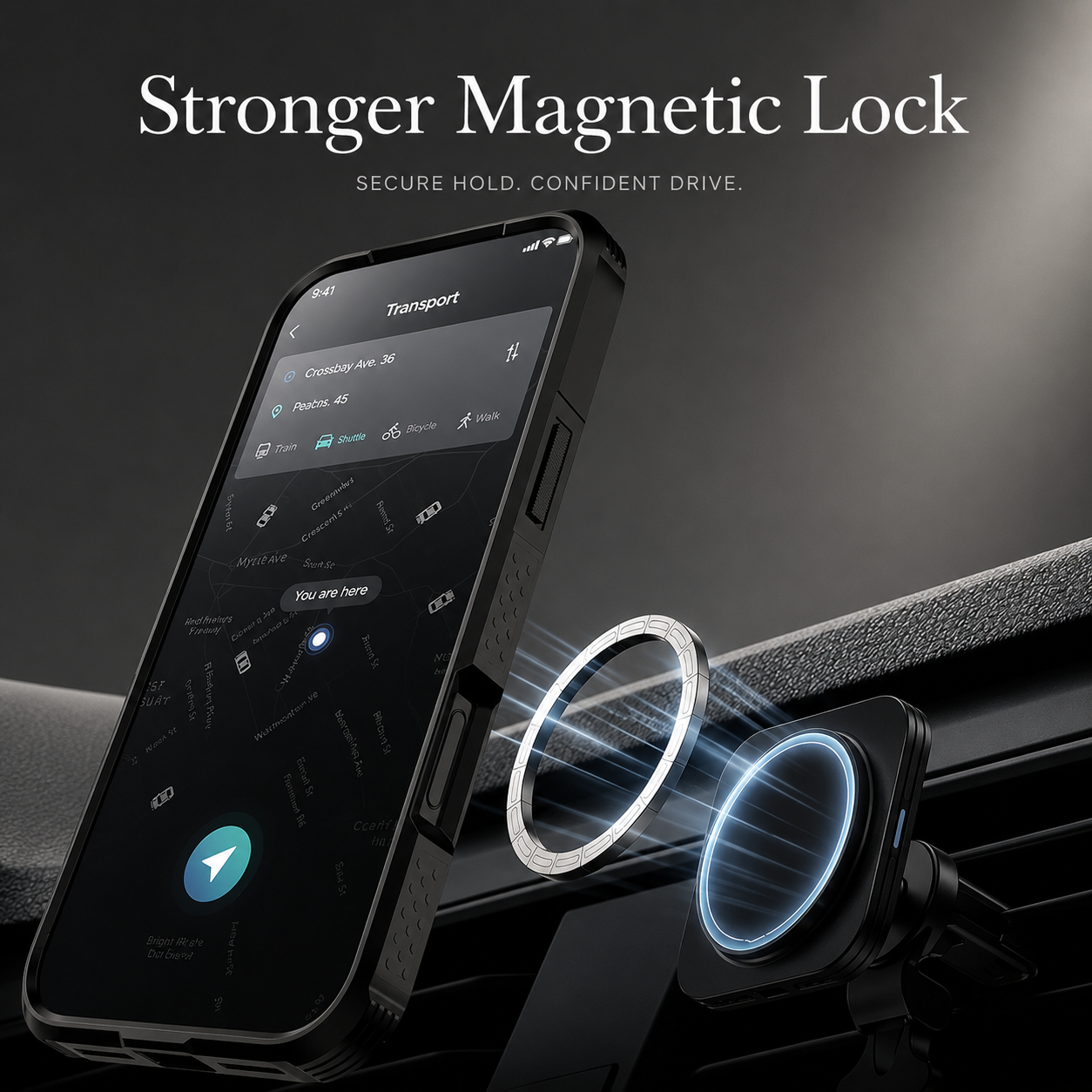 Premium iPhone Case MagSafe Compatible Camera Lens Protection Shockproof Protective Cover Kickstand Magnetic Wireless Charging Dual Layer Rugged Design