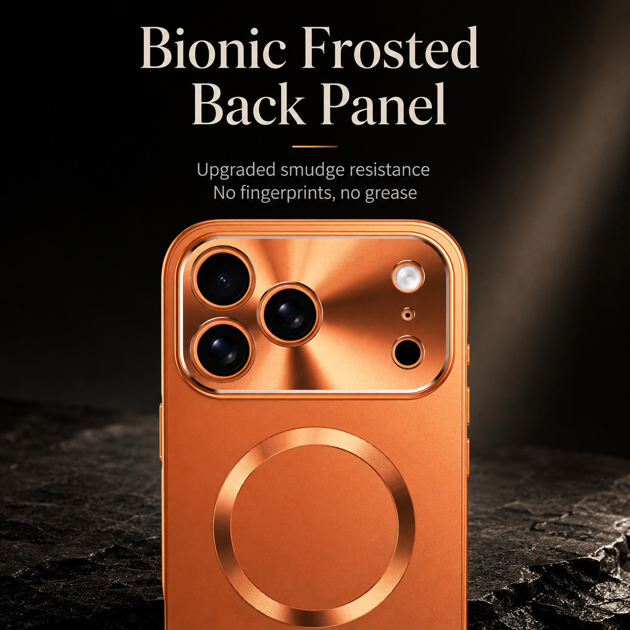 Premium iPhone Case MagSafe Compatible Camera Lens Protection Shockproof Protective Cover Magnetic Wireless Charging Aluminum Alloy Frame Frosted Back
