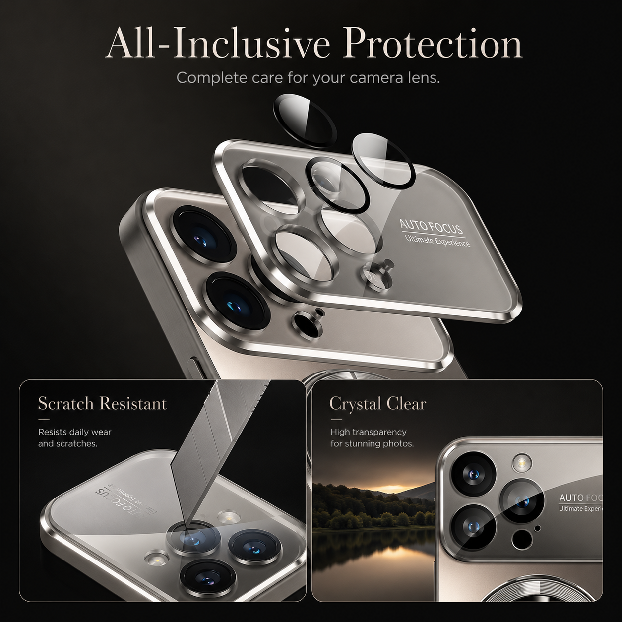 Premium iPhone Case MagSafe Compatible Camera Lens Protection Shockproof Protective Cover Magnetic Wireless Charging Anti Fingerprint Glass Back
