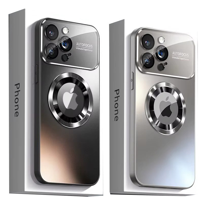 Premium iPhone Case MagSafe Compatible Camera Lens Protection Shockproof Protective Cover Magnetic Wireless Charging Anti Fingerprint Glass Back