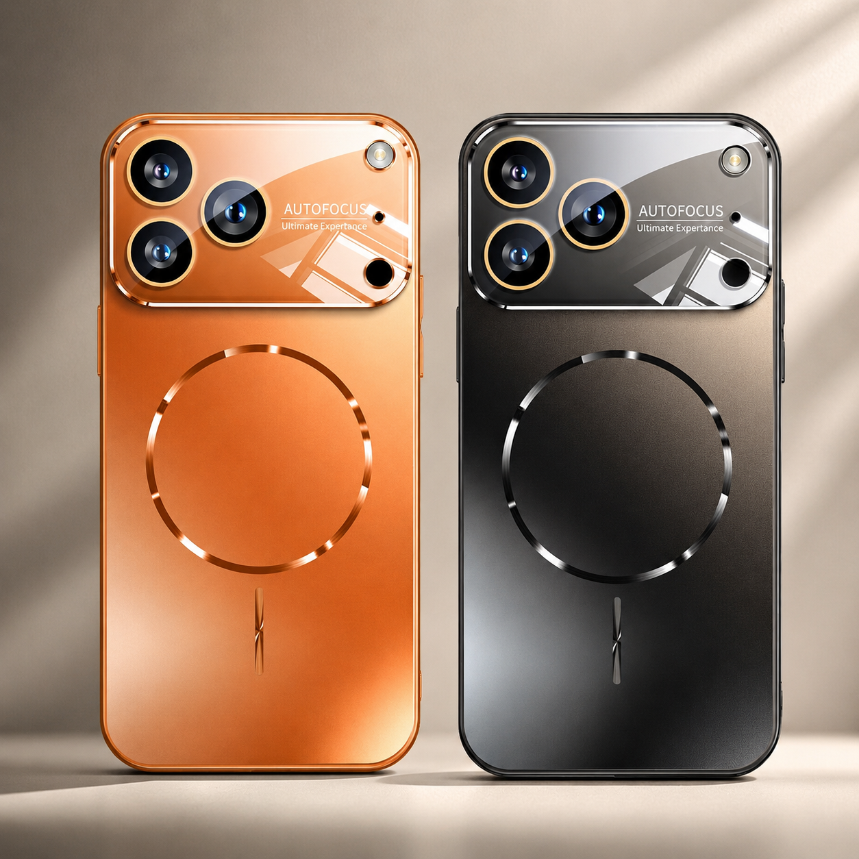 Premium iPhone Case MagSafe Compatible Camera Lens Protection Shockproof Protective Cover Magnetic Wireless Charging Anti Fingerprint Matte Acrylic Design