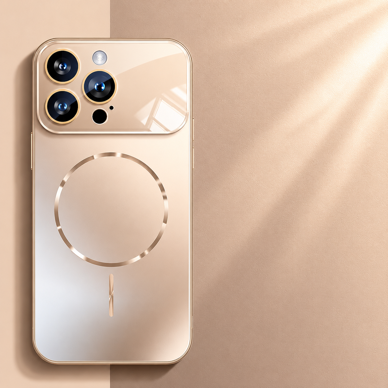 Premium iPhone Case MagSafe Compatible Camera Lens Protection Shockproof Protective Cover Magnetic Wireless Charging Anti Fingerprint Matte Acrylic Design