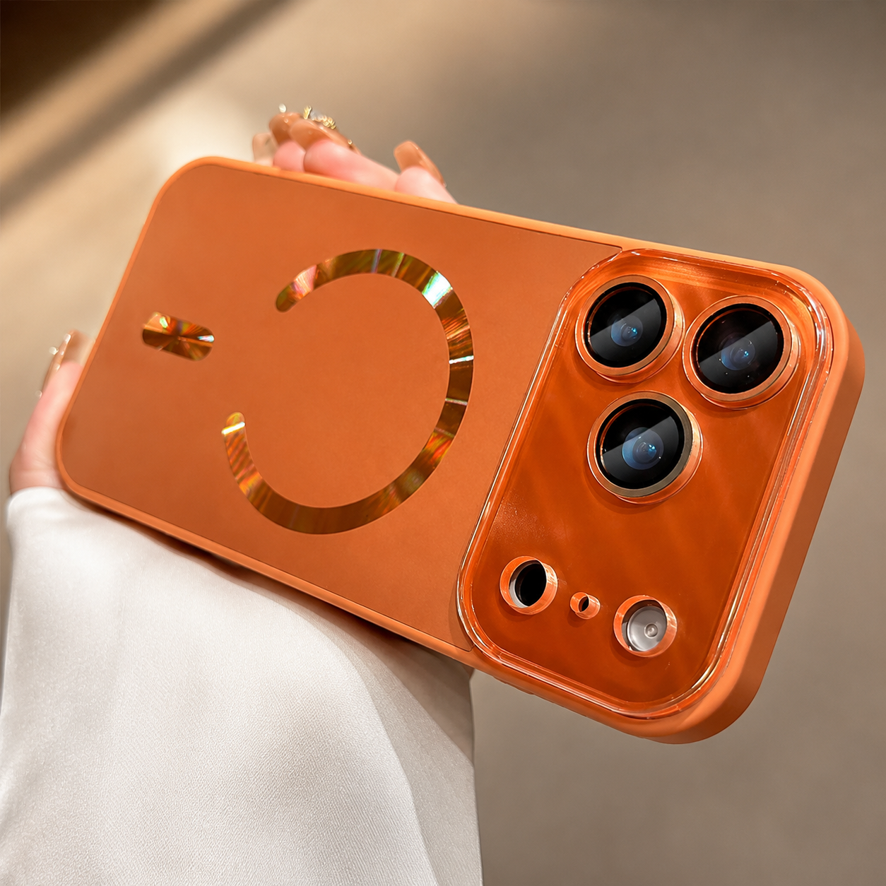 Premium iPhone Case MagSafe Compatible Camera Lens Protection Shockproof Protective Cover Magnetic Wireless Charging Anti Fingerprint Matte Glass Design