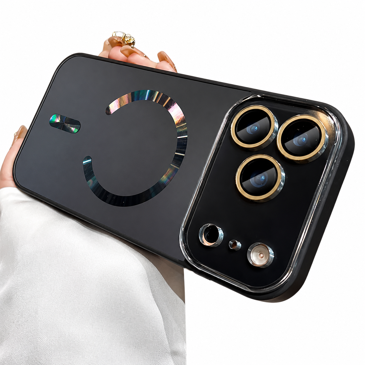 Premium iPhone Case MagSafe Compatible Camera Lens Protection Shockproof Protective Cover Magnetic Wireless Charging Anti Fingerprint Matte Glass Design