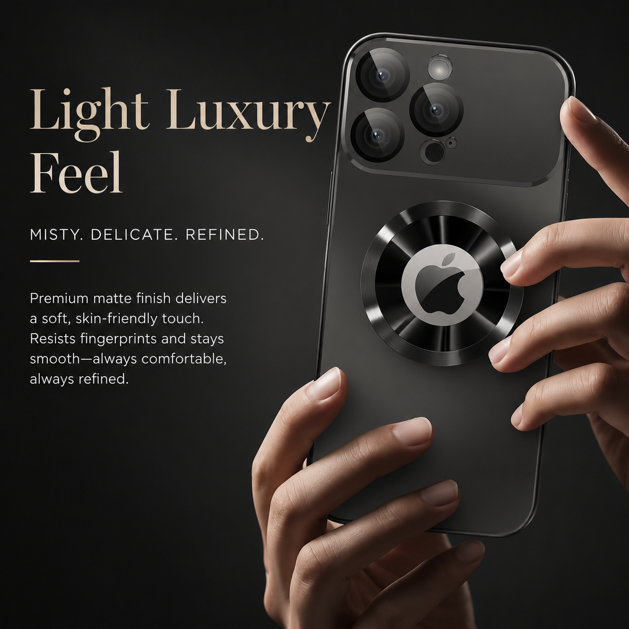 Premium iPhone Case MagSafe Compatible Camera Lens Protection Shockproof Protective Cover Magnetic Wireless Charging Anti Fingerprint Titanium Finish
