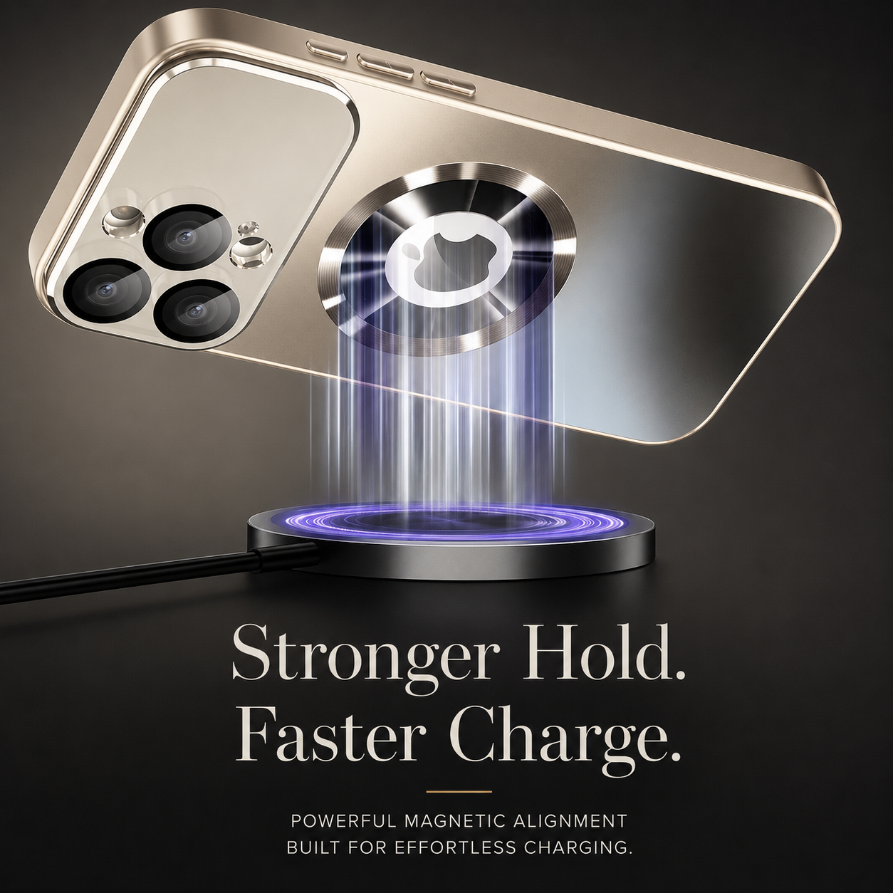 Premium iPhone Case MagSafe Compatible Camera Lens Protection Shockproof Protective Cover Magnetic Wireless Charging Anti Fingerprint Titanium Matte Design