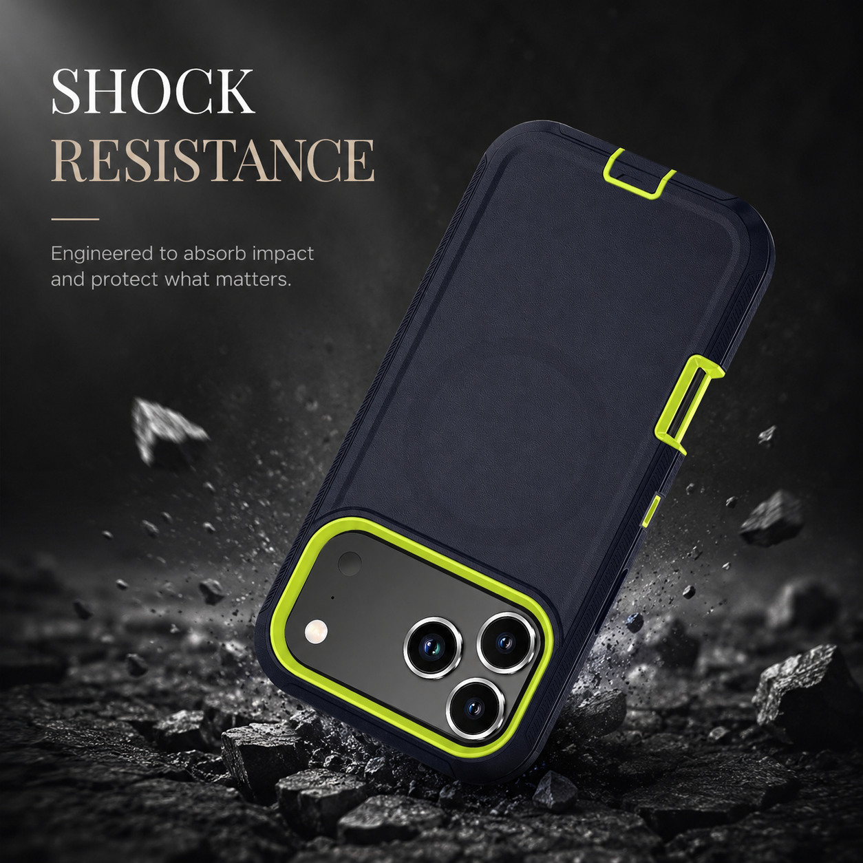 Premium iPhone Case MagSafe Compatible Camera Lens Protection Shockproof Protective Cover Magnetic Wireless Charging Rugged PC TPU Defender Design