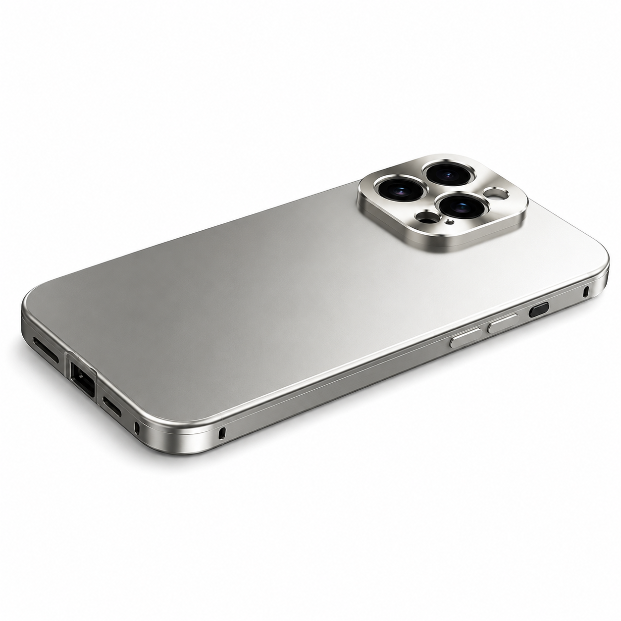 Premium iPhone Case MagSafe Compatible Camera Lens Protection Shockproof Protective Cover Magnetic Wireless Charging Titanium Alloy Frame Anti Fingerprint