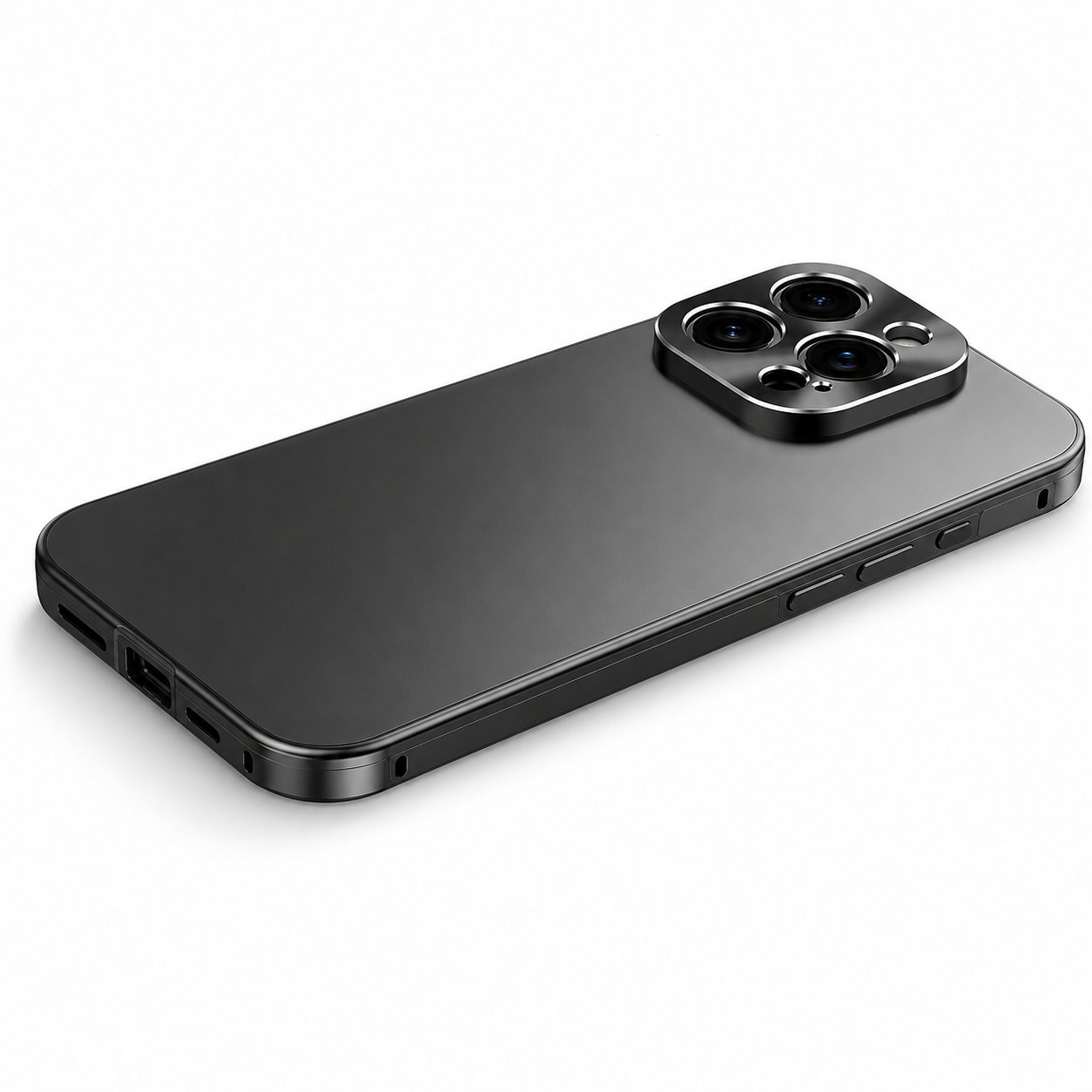 Premium iPhone Case MagSafe Compatible Camera Lens Protection Shockproof Protective Cover Magnetic Wireless Charging Titanium Alloy Frame Anti Fingerprint