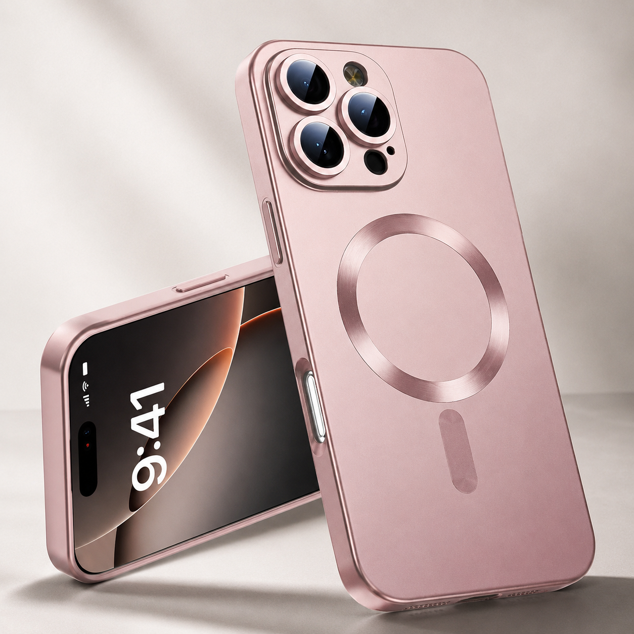 Premium iPhone Case MagSafe Compatible Camera Lens Protection Shockproof Protective Cover Silicone Magnetic Wireless Charging Anti Fingerprint Matte Design
