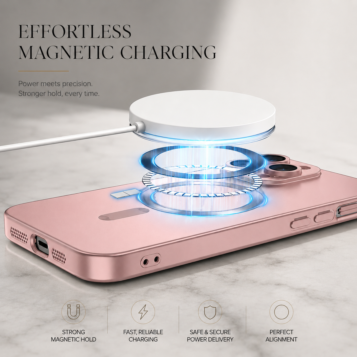 Premium iPhone Case MagSafe Compatible Camera Lens Protection Shockproof Protective Cover Silicone Magnetic Wireless Charging Anti Fingerprint Matte Design