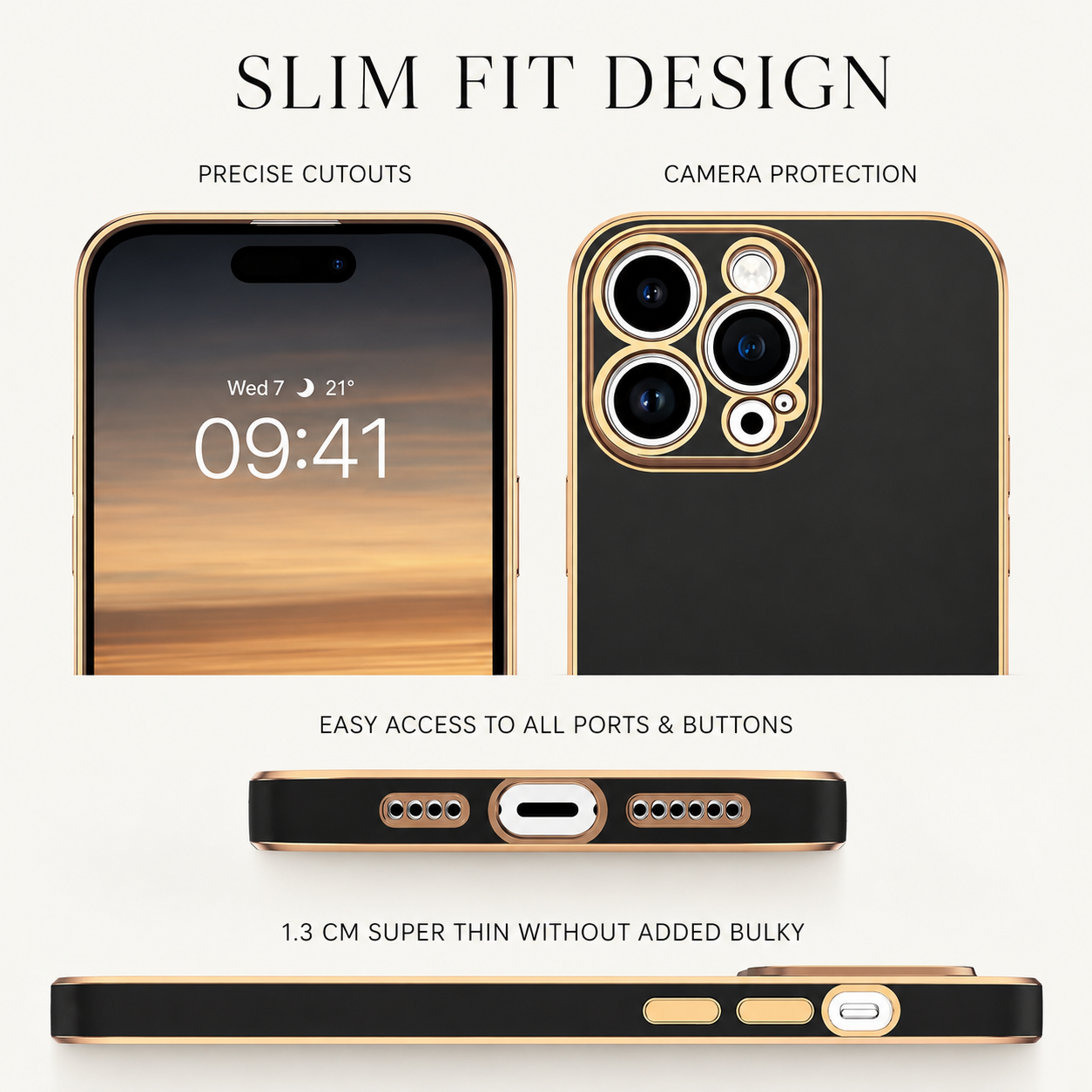 Premium iPhone Case MagSafe Compatible Camera Lens Protection Shockproof Protective Cover Soft Silicone Anti Scratch Lightweight Solid Color Design
