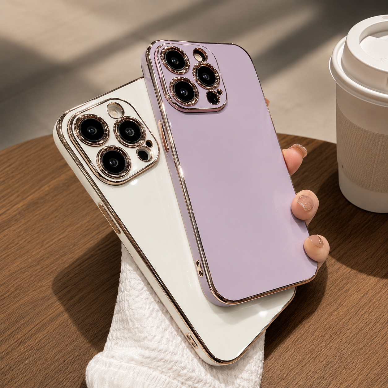 Premium iPhone Case MagSafe Compatible Camera Lens Protection Shockproof Protective Cover Soft Silicone Anti Scratch Lightweight Solid Color Design
