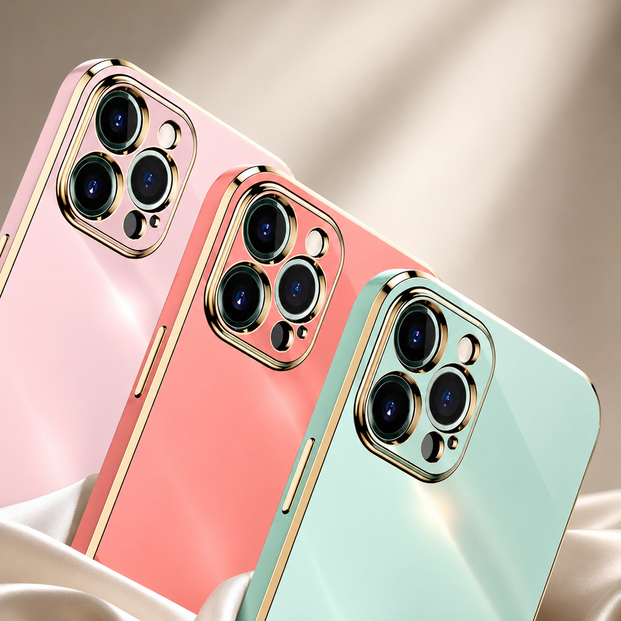 Premium iPhone Case MagSafe Compatible Camera Lens Protection Shockproof Protective Cover Soft Silicone Anti Scratch Lightweight Solid Color Design