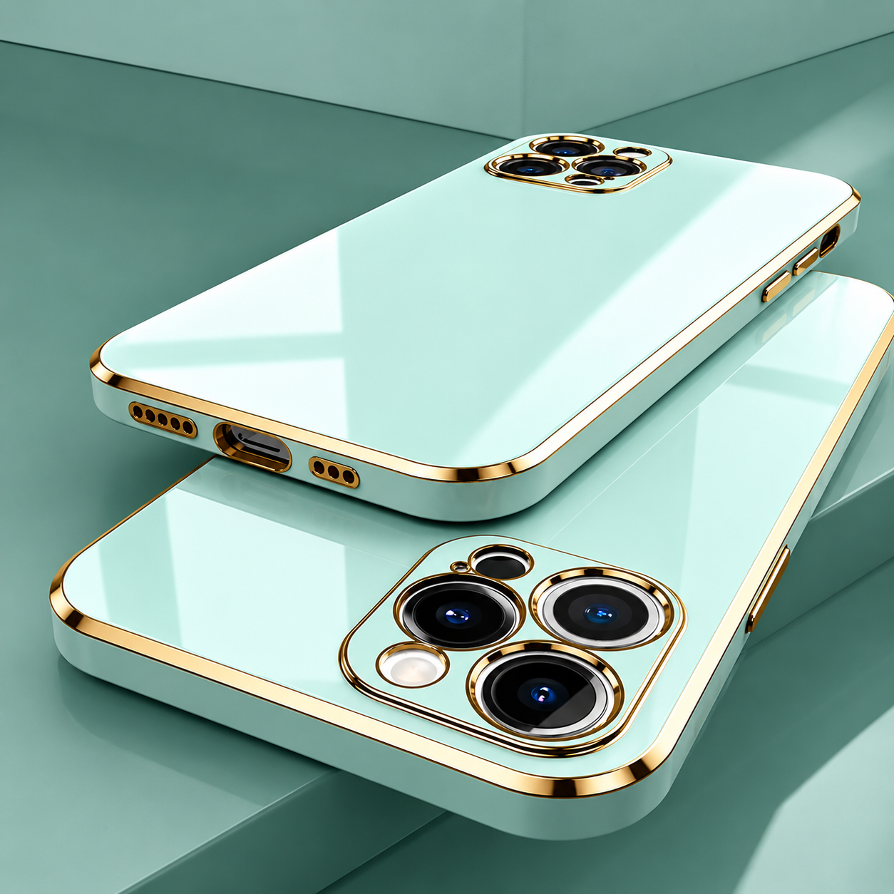 Premium iPhone Case MagSafe Compatible Camera Lens Protection Shockproof Protective Cover Soft Silicone Anti Scratch Lightweight Solid Color Design