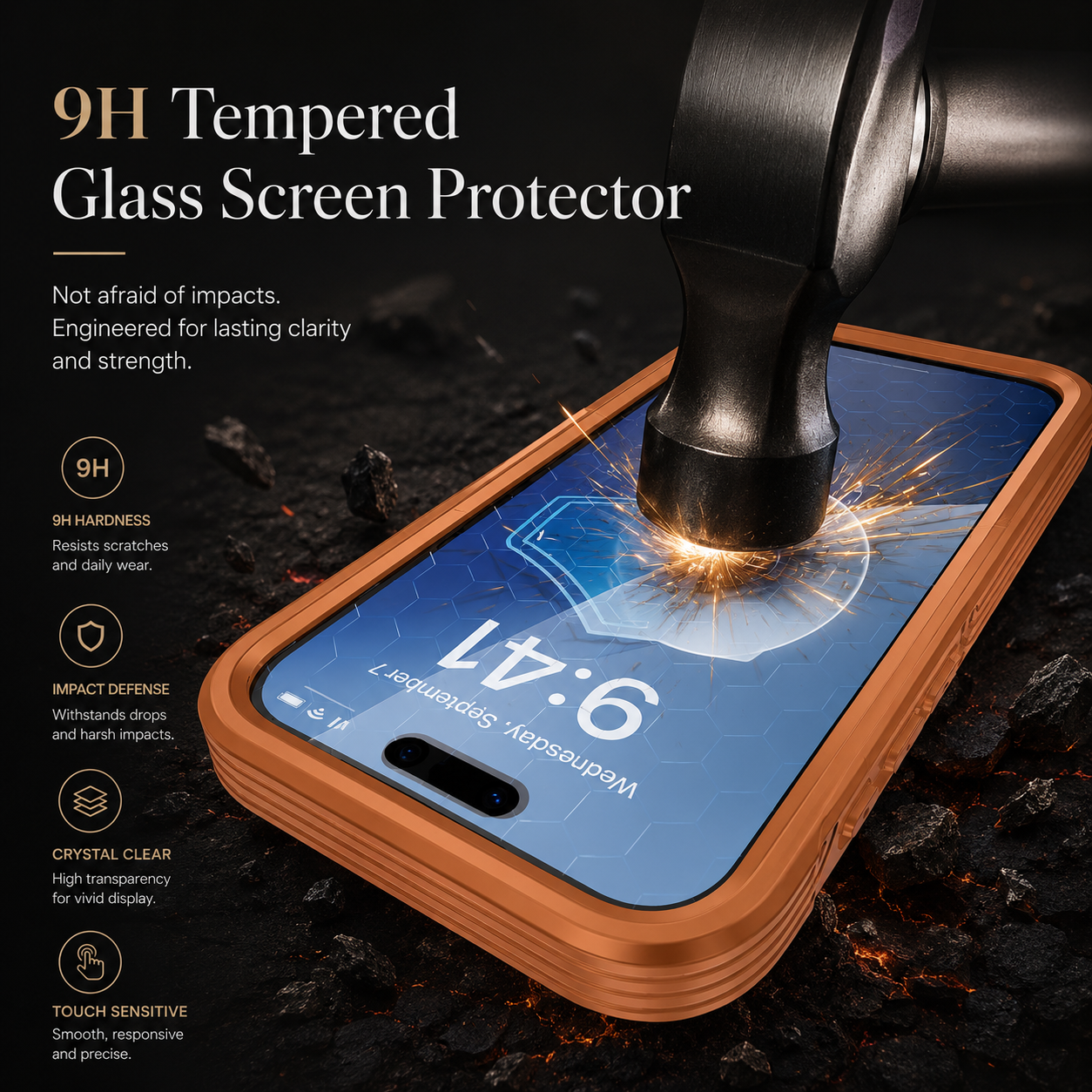 Premium iPhone Case MagSafe Compatible Camera Lens Protection Shockproof Protective Cover Transparent Full Body Magnetic Wireless Charging Design