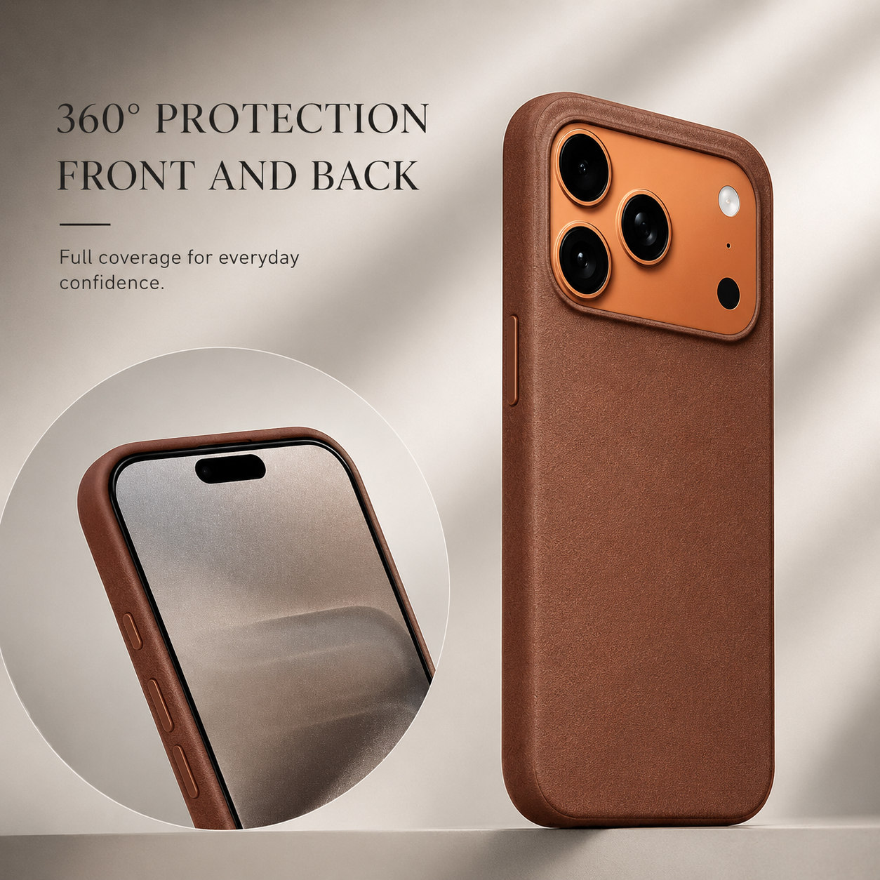 Premium iPhone Case MagSafe Compatible Camera Lens Protection Shockproof Protective Cover Wireless Charging Anti Fingerprint Woven Fabric Design