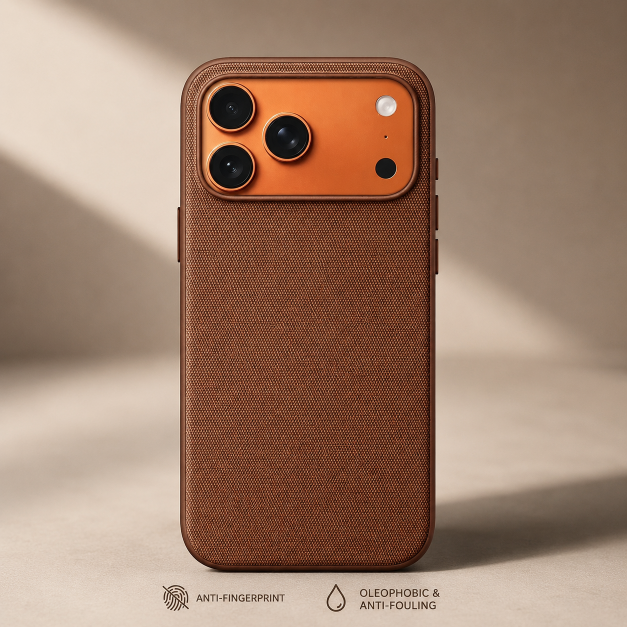 Premium iPhone Case MagSafe Compatible Camera Lens Protection Shockproof Protective Cover Wireless Charging Anti Fingerprint Woven Fabric Design
