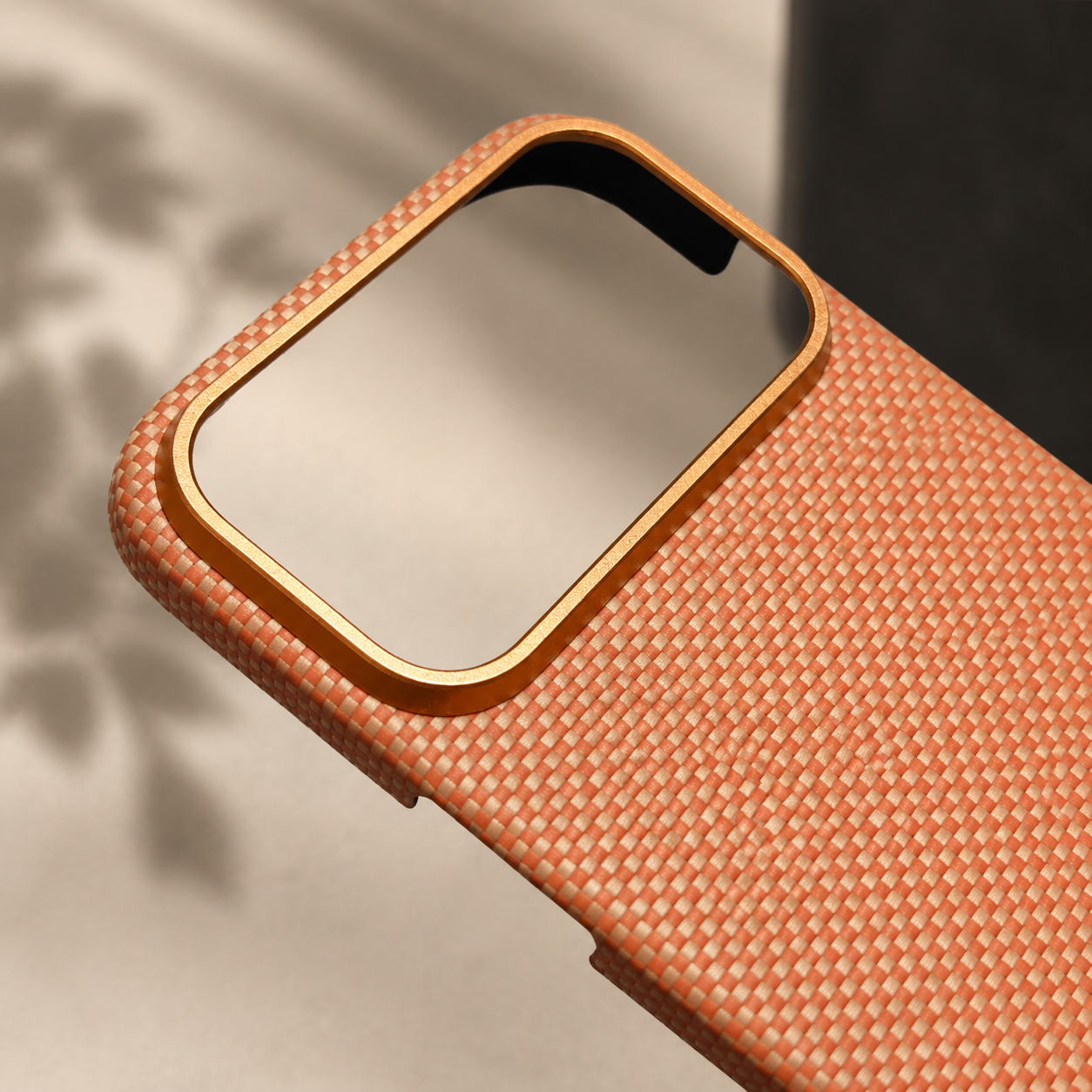 Premium iPhone Case MagSafe Compatible Carbon Aramid Fiber Cover Kevlar Texture Shockproof Protection Full Body Protective Anti Scratch Design