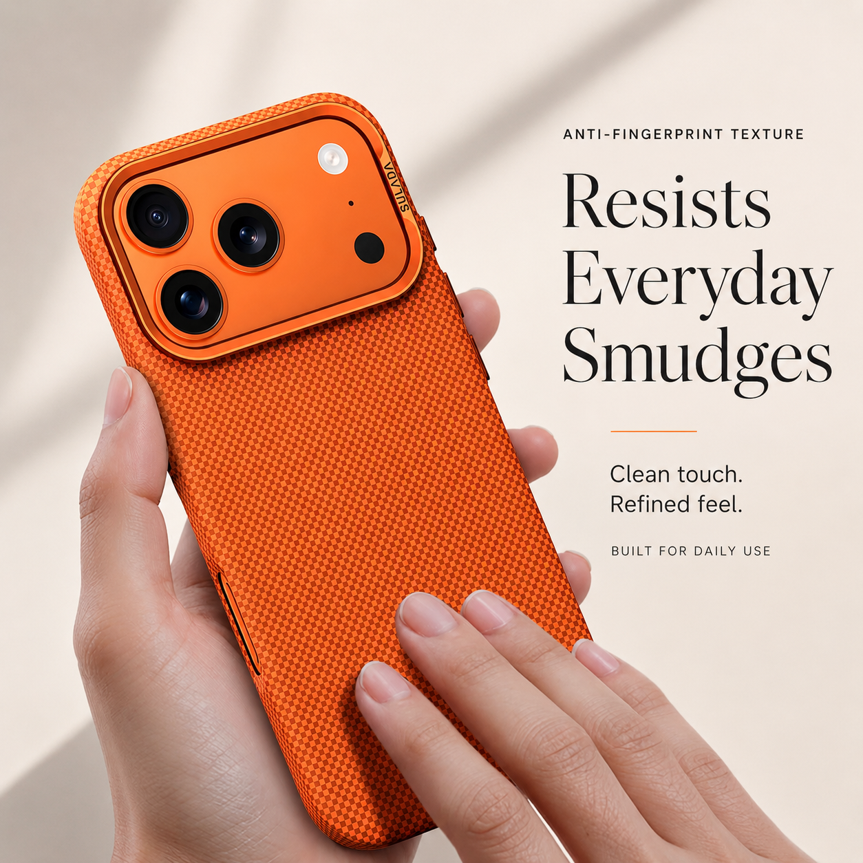 Premium iPhone Case MagSafe Compatible Carbon Fiber Finish, Camera Lens Protection, Integrated Stand Function, Shockproof PC Hard Shell Design