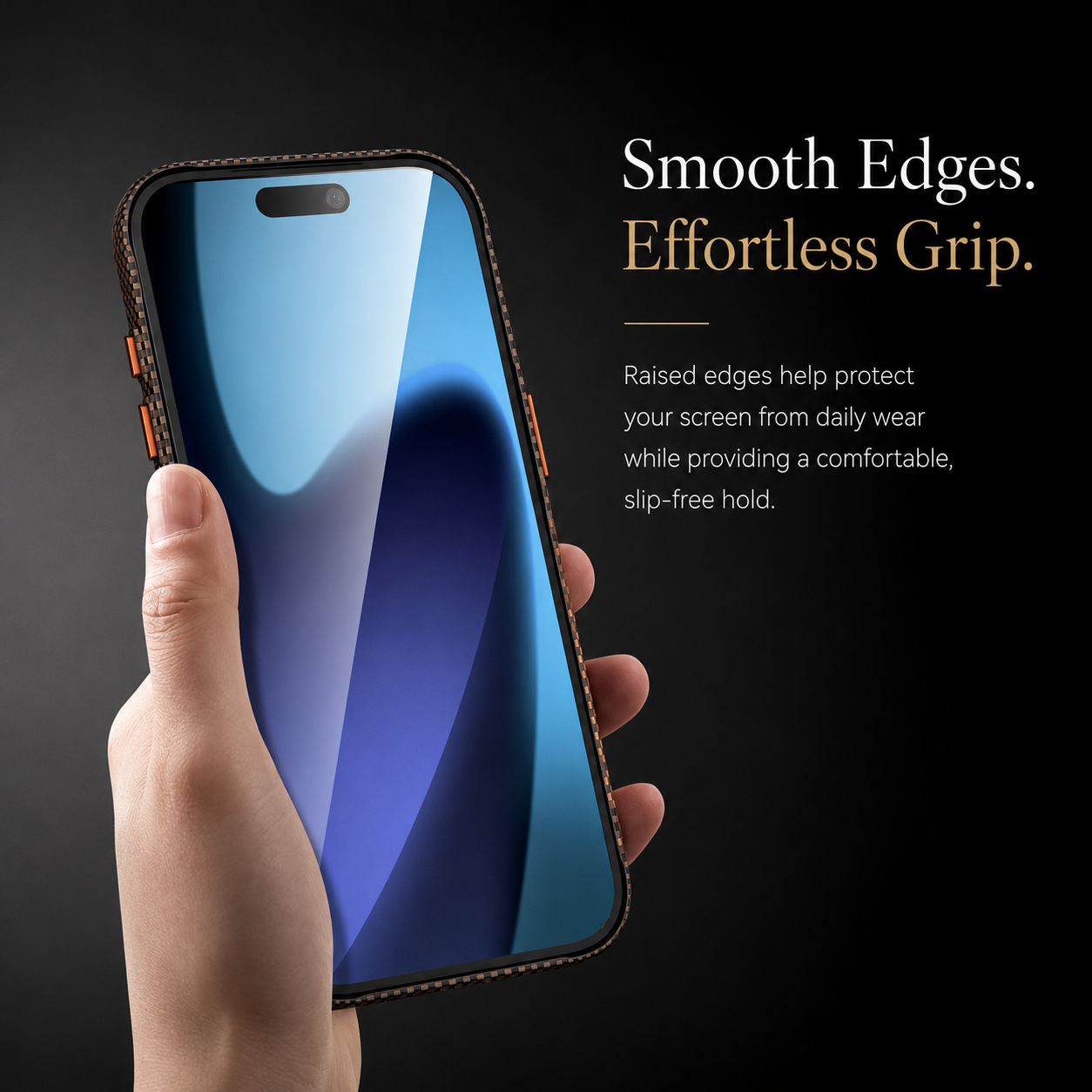 Premium iPhone Case MagSafe Compatible Carbon Fiber Pattern Cover with Shockproof PC Protection, Secure Grip, Camera Lens Protection and Scratch Resistant Design