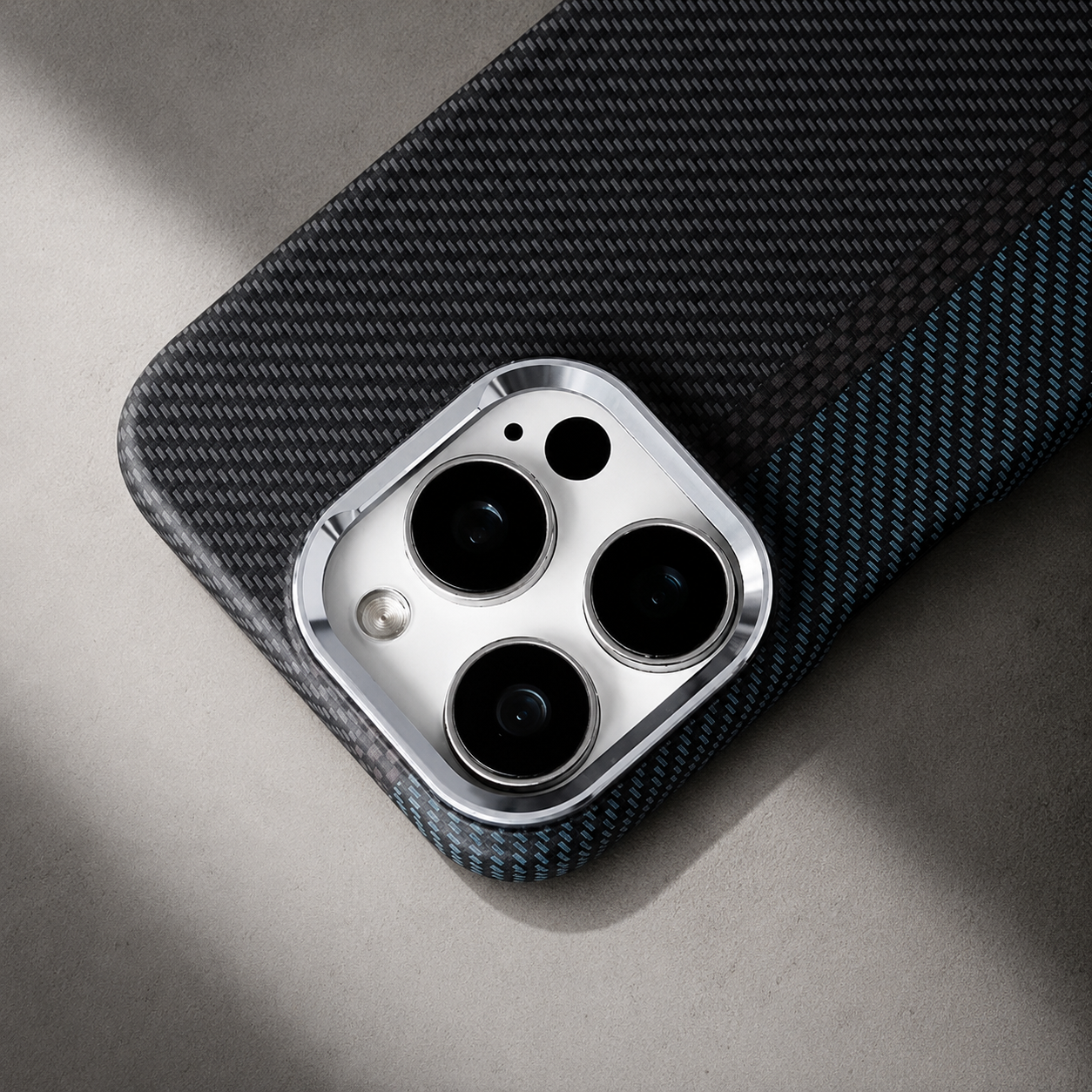 Premium iPhone Case MagSafe Compatible Carbon Fiber Texture Magnetic Cover, Shockproof Protective PC TPU Hybrid Design with Secure Grip Support
