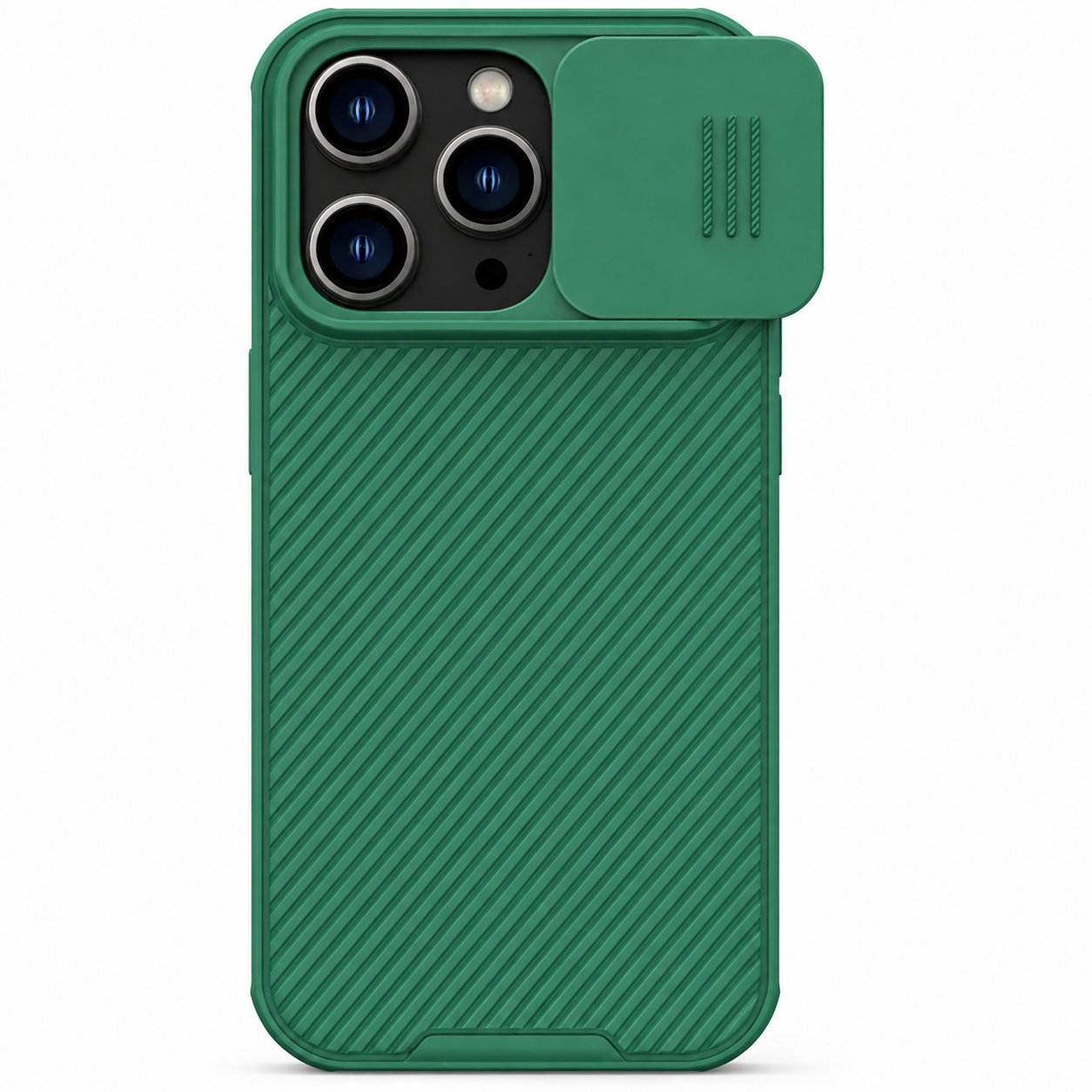 Premium iPhone Case MagSafe Compatible Carbon Fiber Texture Protective Cover Sliding Camera Cover Camera Lens Protection Shockproof Slim Design