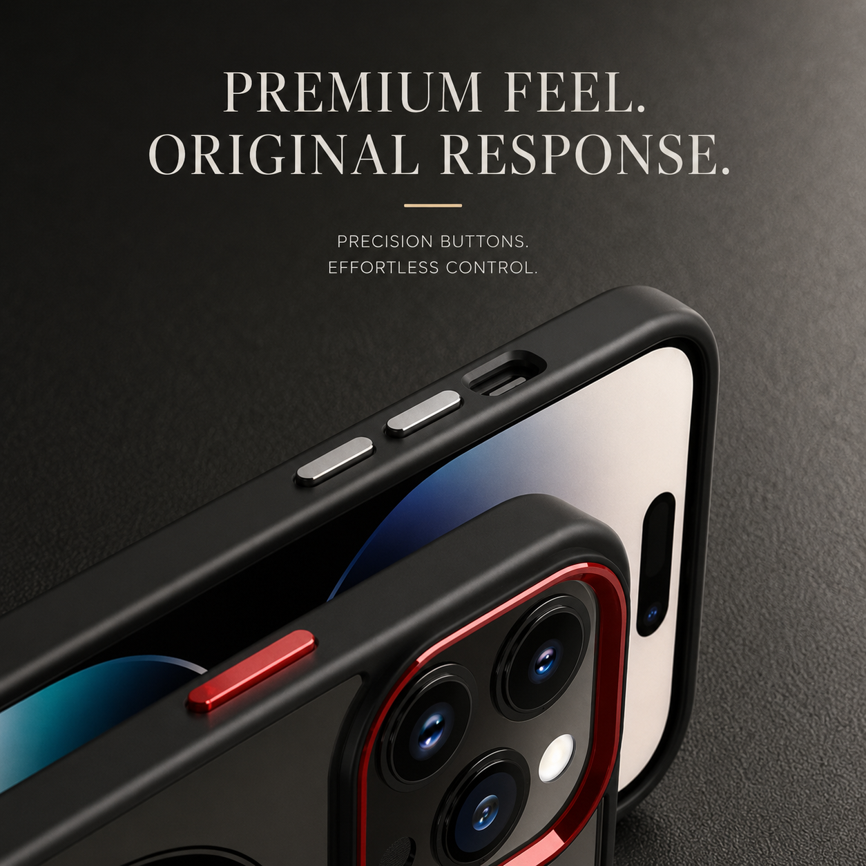 Premium iPhone Case MagSafe Compatible Clear Transparent Acrylic Back with Shockproof Protection, Anti Fingerprint Surface, Soft TPU Frame Design
